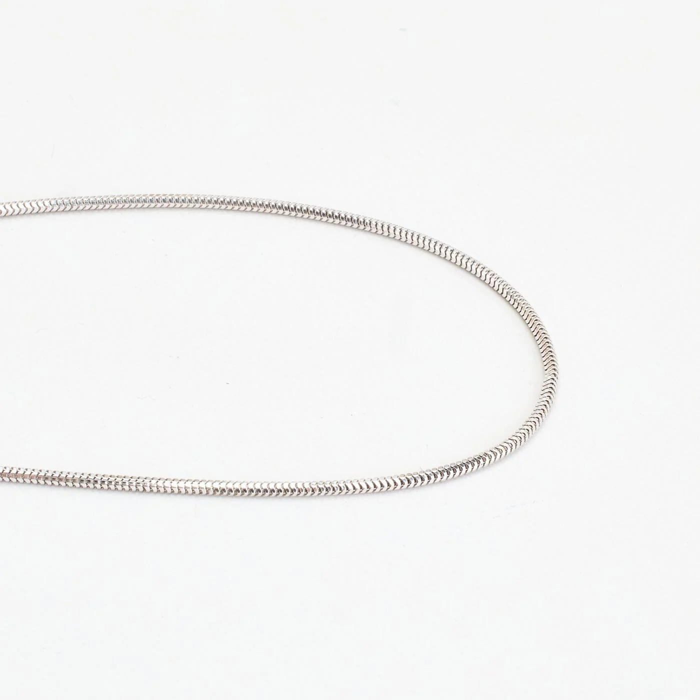 Ormkedja Halsband i 14K vitt guld, 42 cm, 3.4 g - Image 3