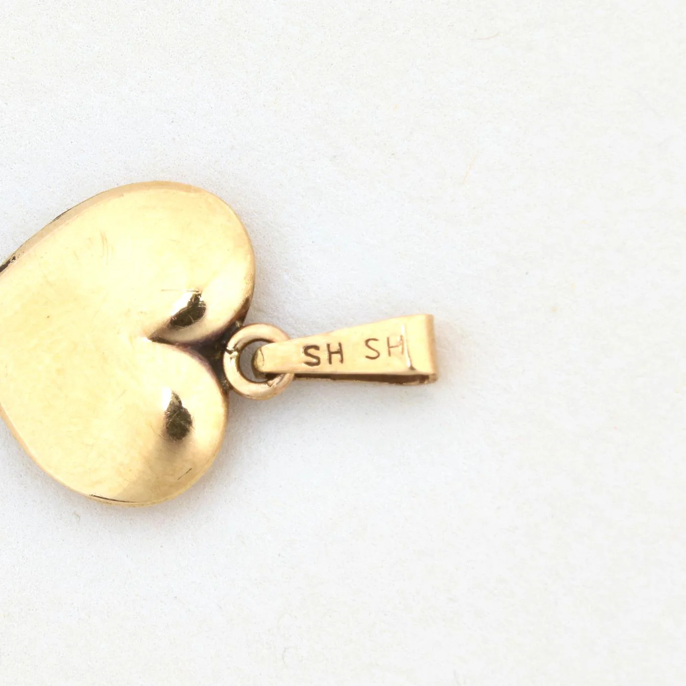 Klassisk Hjärthänge i 8K guld, 2.2 cm, 1.2 g - Image 5