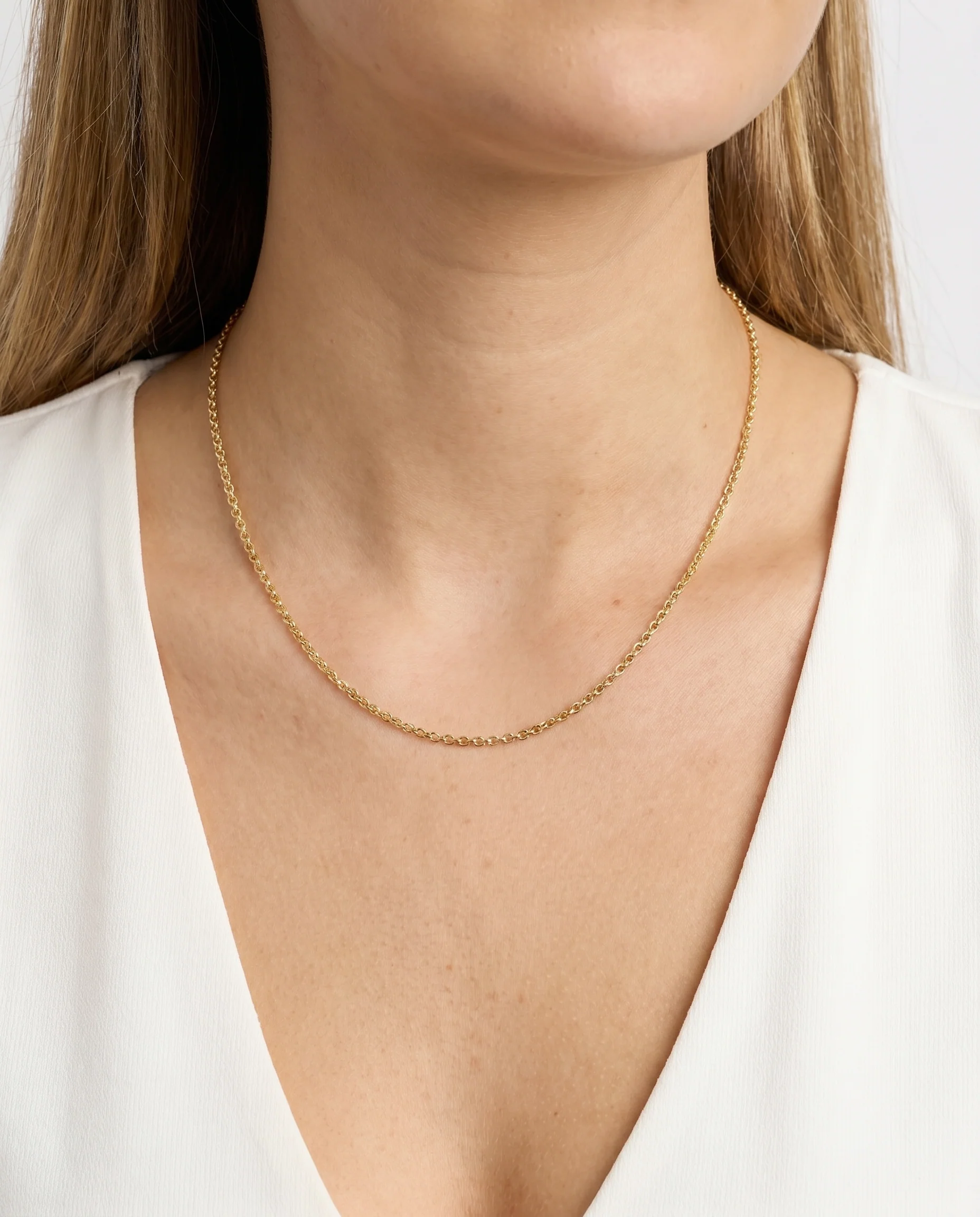 Ankarkedja Halsband i 8K guld, 42.5 cm, 3.78 g