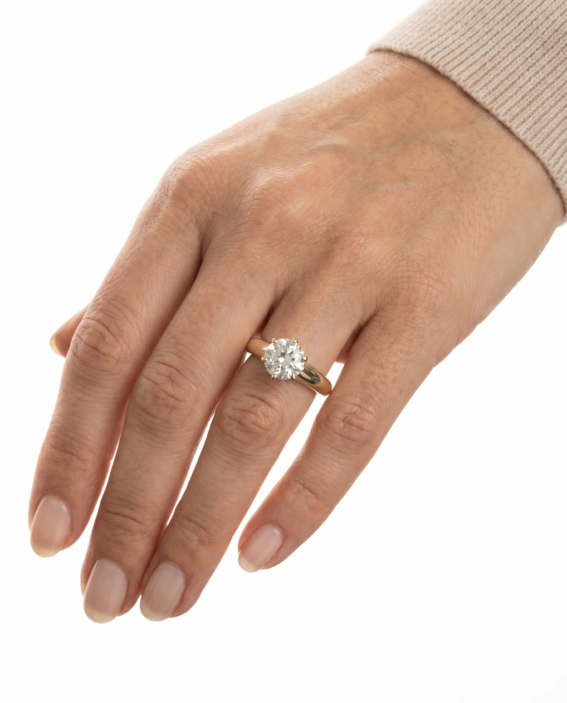 Ring i 18K guld, 50 cm, strl. 15.9 / strl. 50 - Image 2