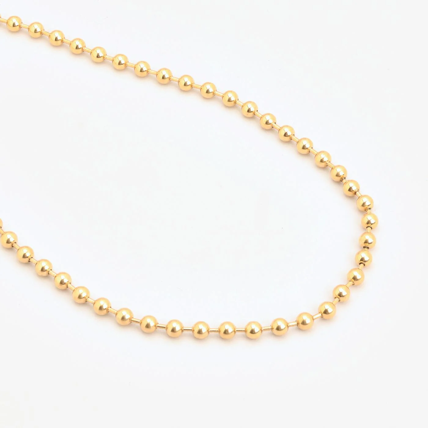 Kul Halsband i 14K guld, 80 cm, 44.14 g - Image 3