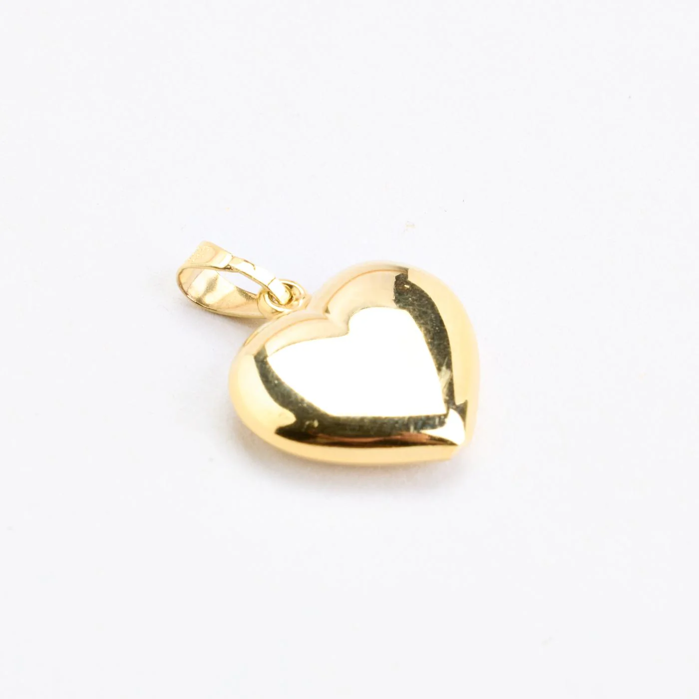 Klassisk Hjärthänge i 14K guld, 2 cm, 1 g