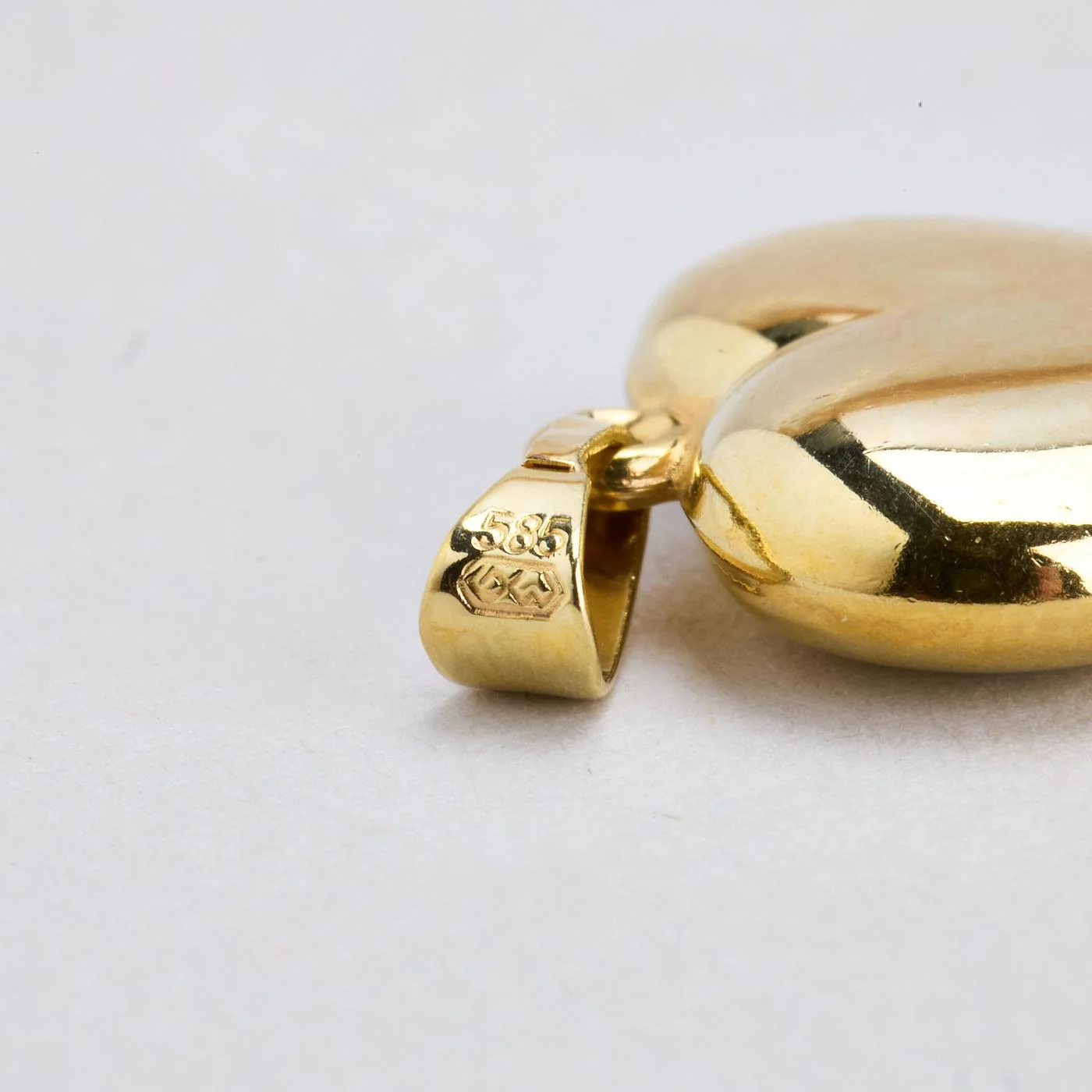 Klassisk Hjärthänge i 14K guld, 2 cm, 1 g - Image 5