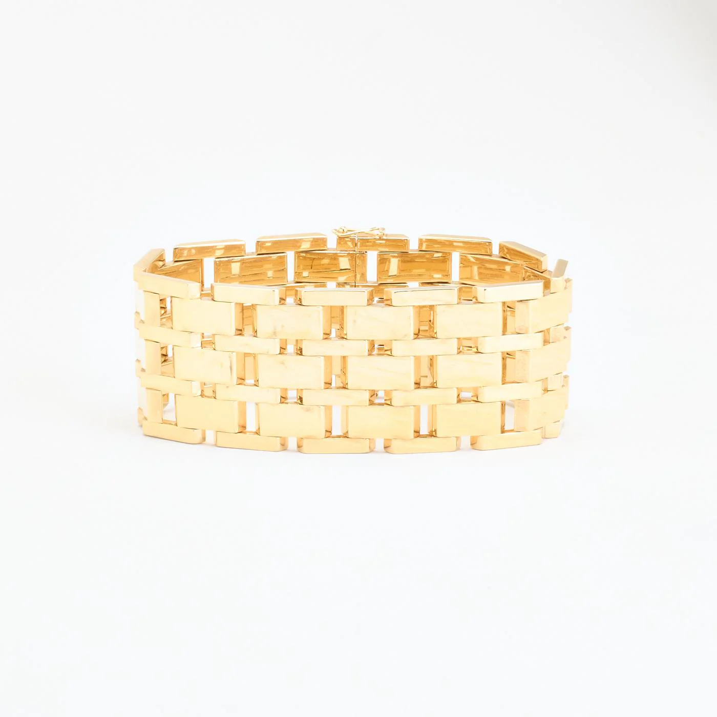 Block Armband i 14K guld, 20 cm, 66.2 g - Image 2