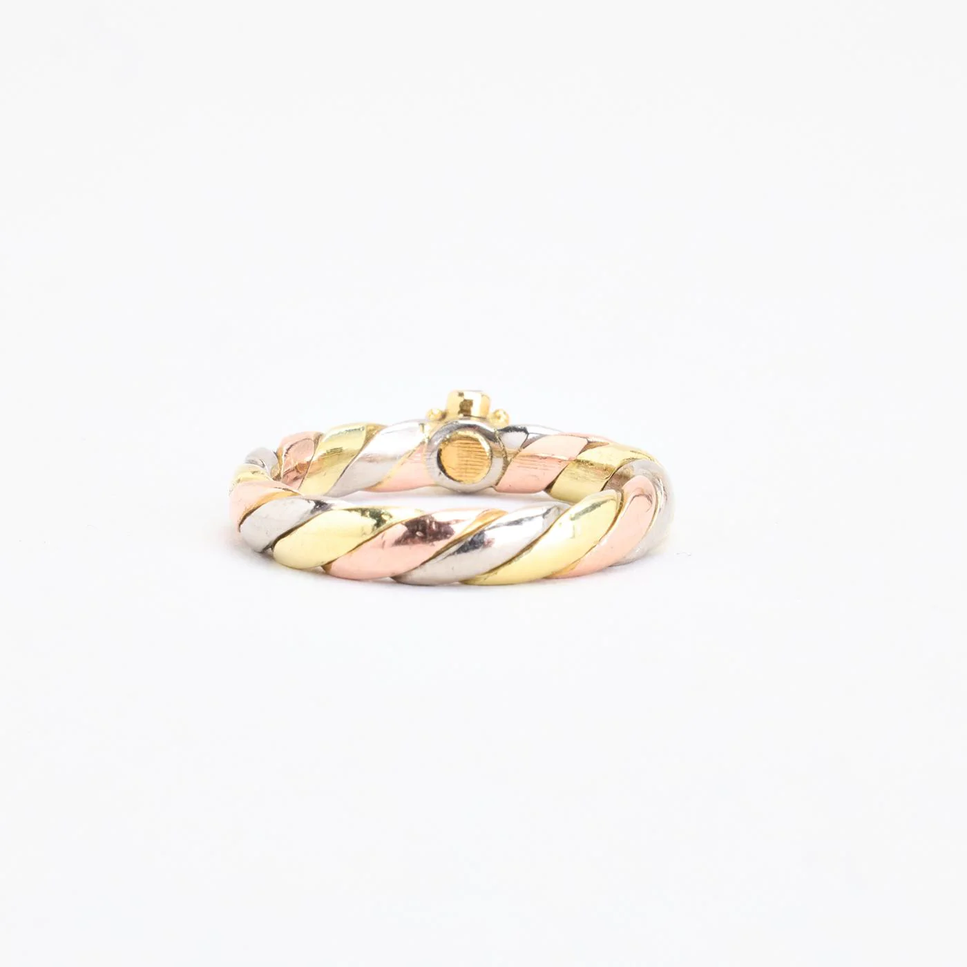 Solitärring med diamant (0.04 ct) i 14K guld strl. 17.5 / strl. 55 - Image 3