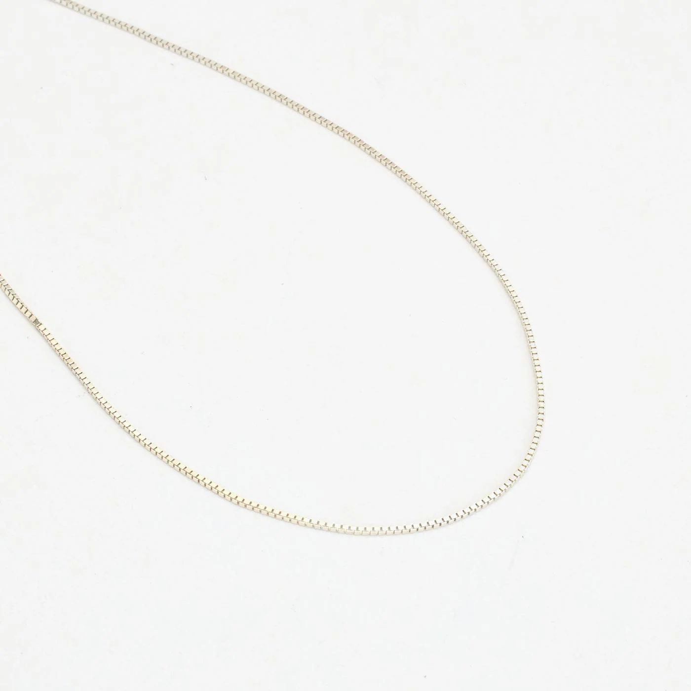 Venezia Halsband i 14K vitt guld, 45 cm, 1.85 g - Image 3