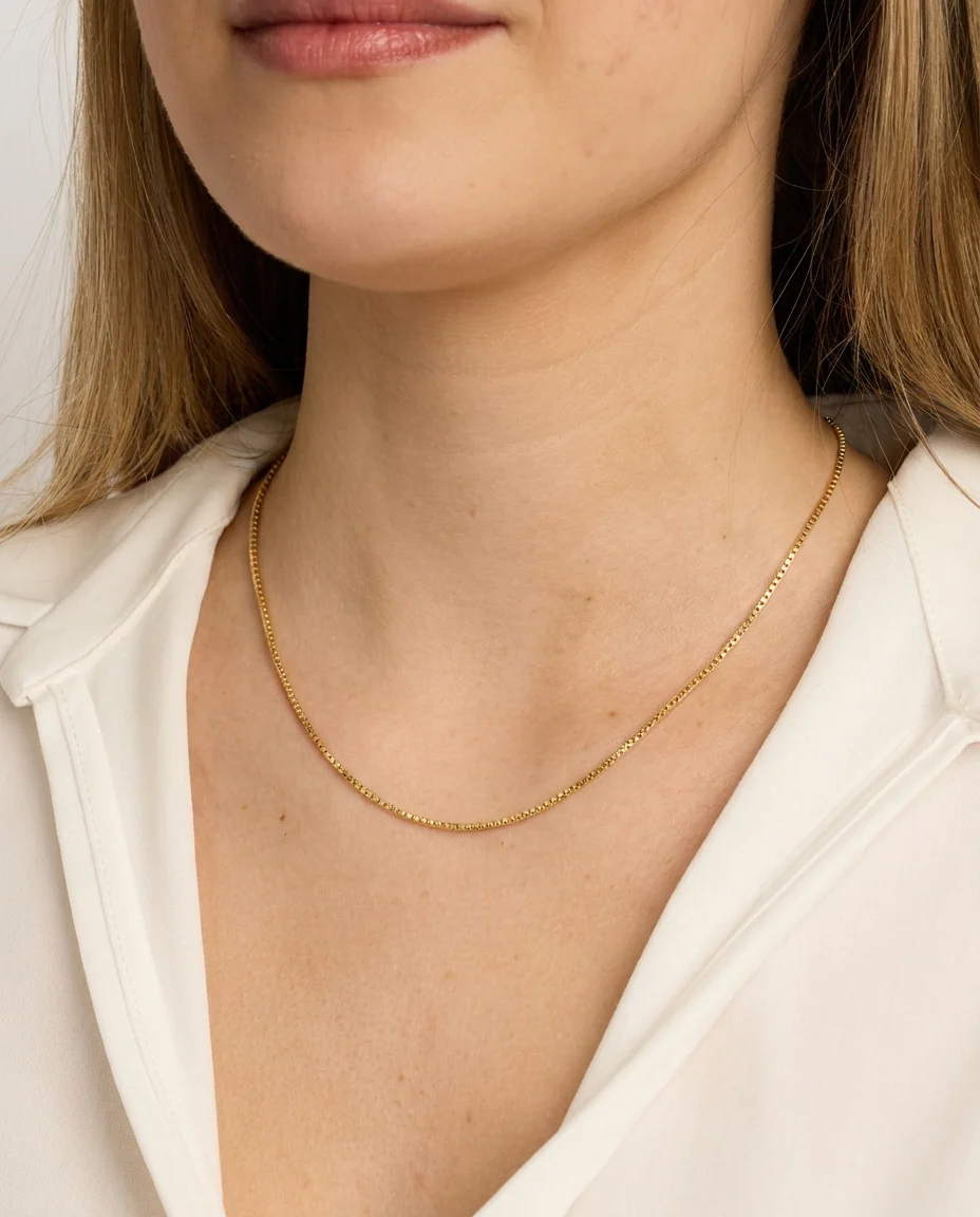 Venezia Halsband i 14K guld, 42.5 cm, 3.9 g