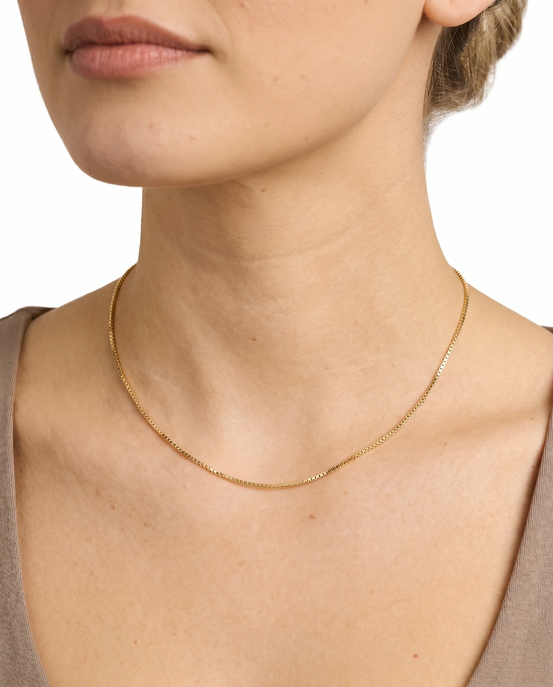 Venezia Halsband i 14K guld, 37.5 cm, 1.4 g