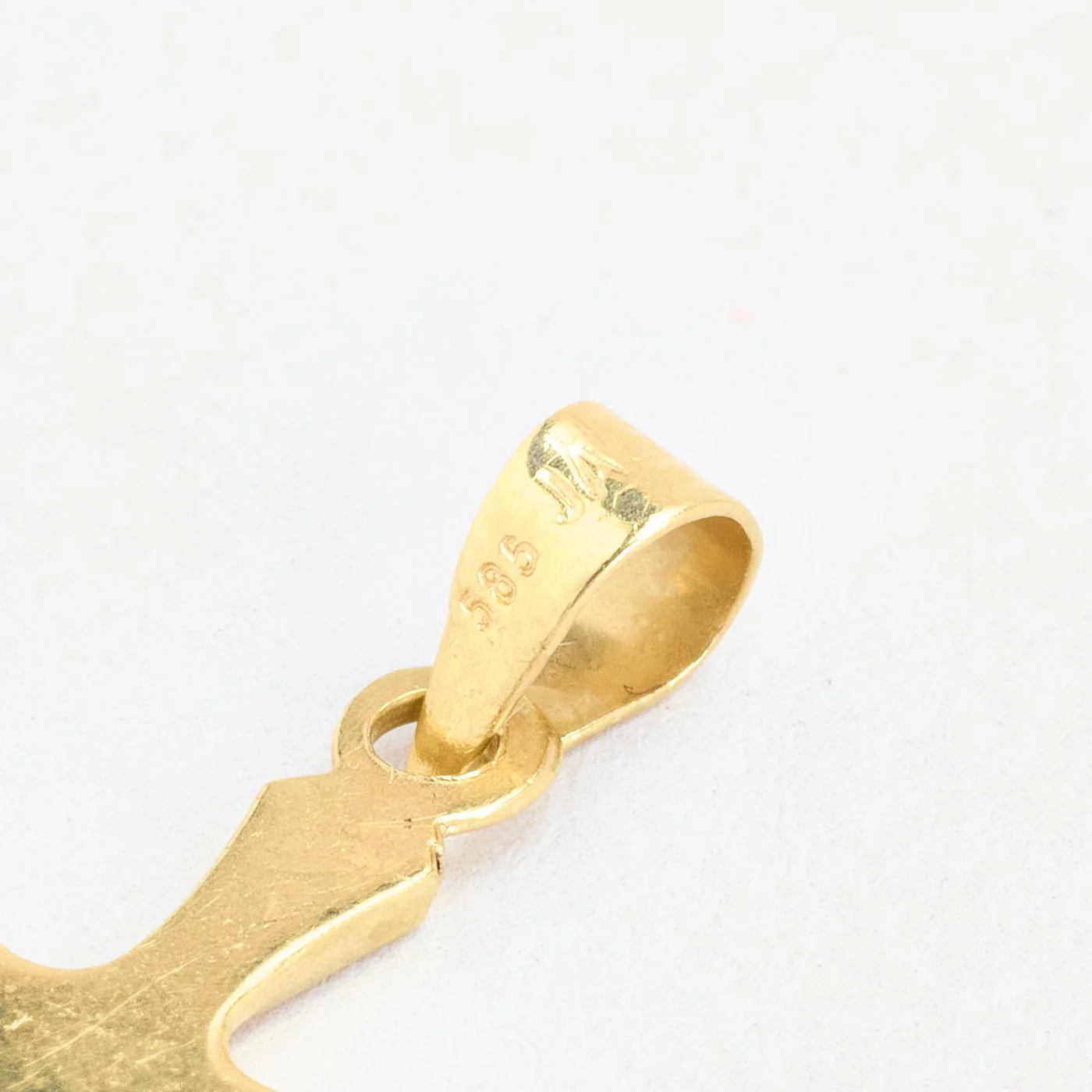 Kors i 14K guld, 2.5 cm, 0.56 g - Image 4