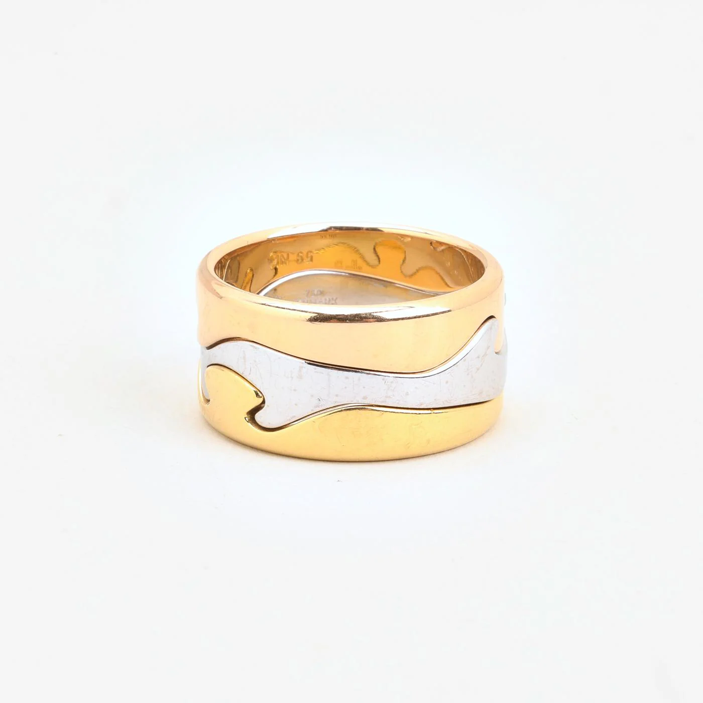 Georg Jensen Fusion band i 18K guld strl. 18.8 / strl. 59 - Image 2