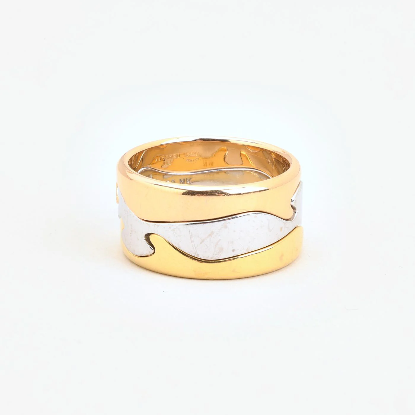 Georg Jensen Fusion band i 18K guld strl. 18.8 / strl. 59 - Image 4
