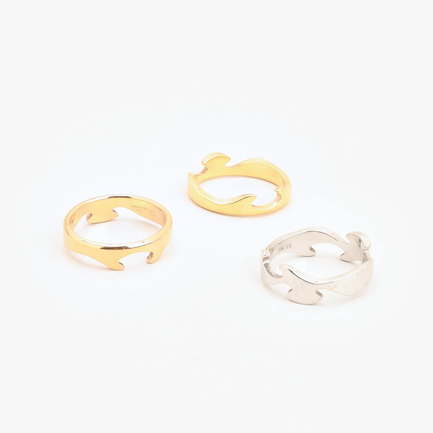 Georg Jensen Fusion band i 18K guld strl. 18.8 / strl. 59 - Image 5