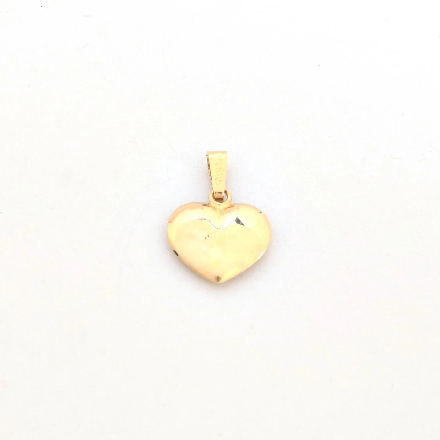 Klassisk Hjärthänge i 14K guld, 2.2 cm, 1.08 g - Image 3