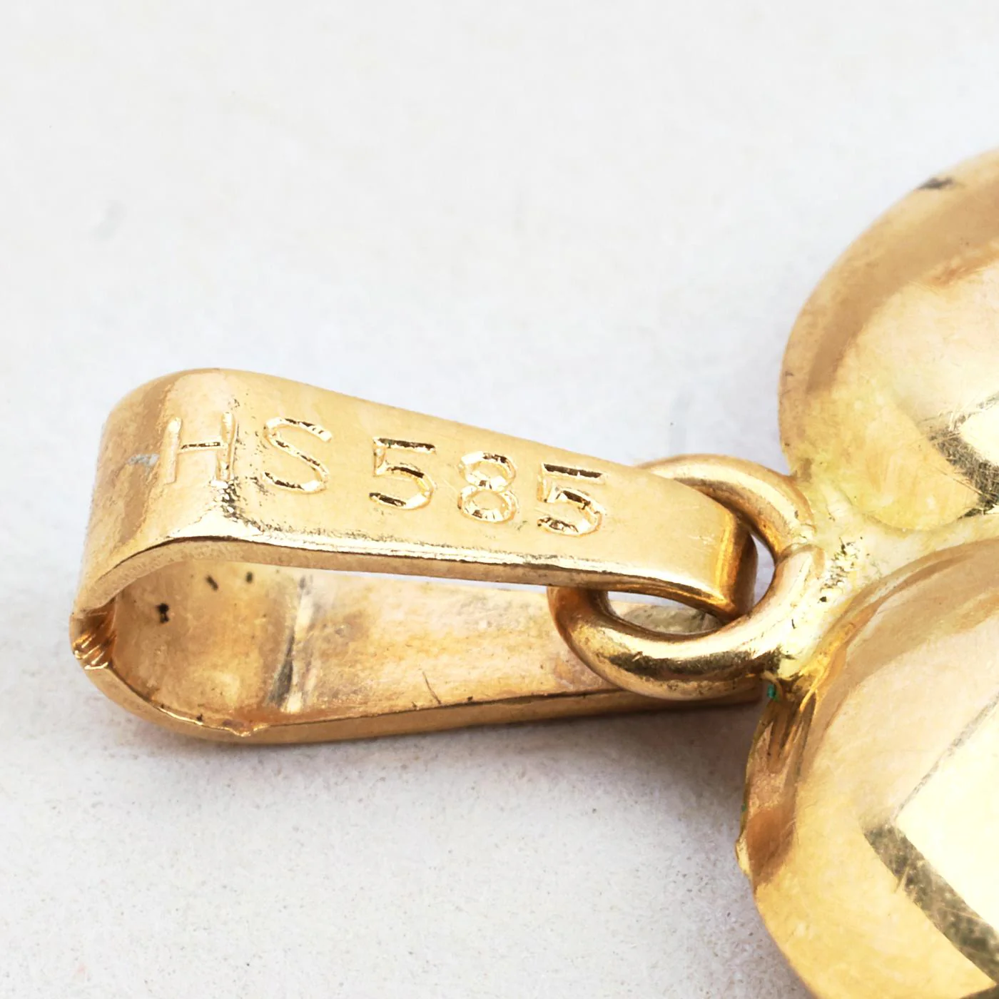 Klassisk Hjärthänge i 14K guld, 2.2 cm, 1.08 g - Image 5