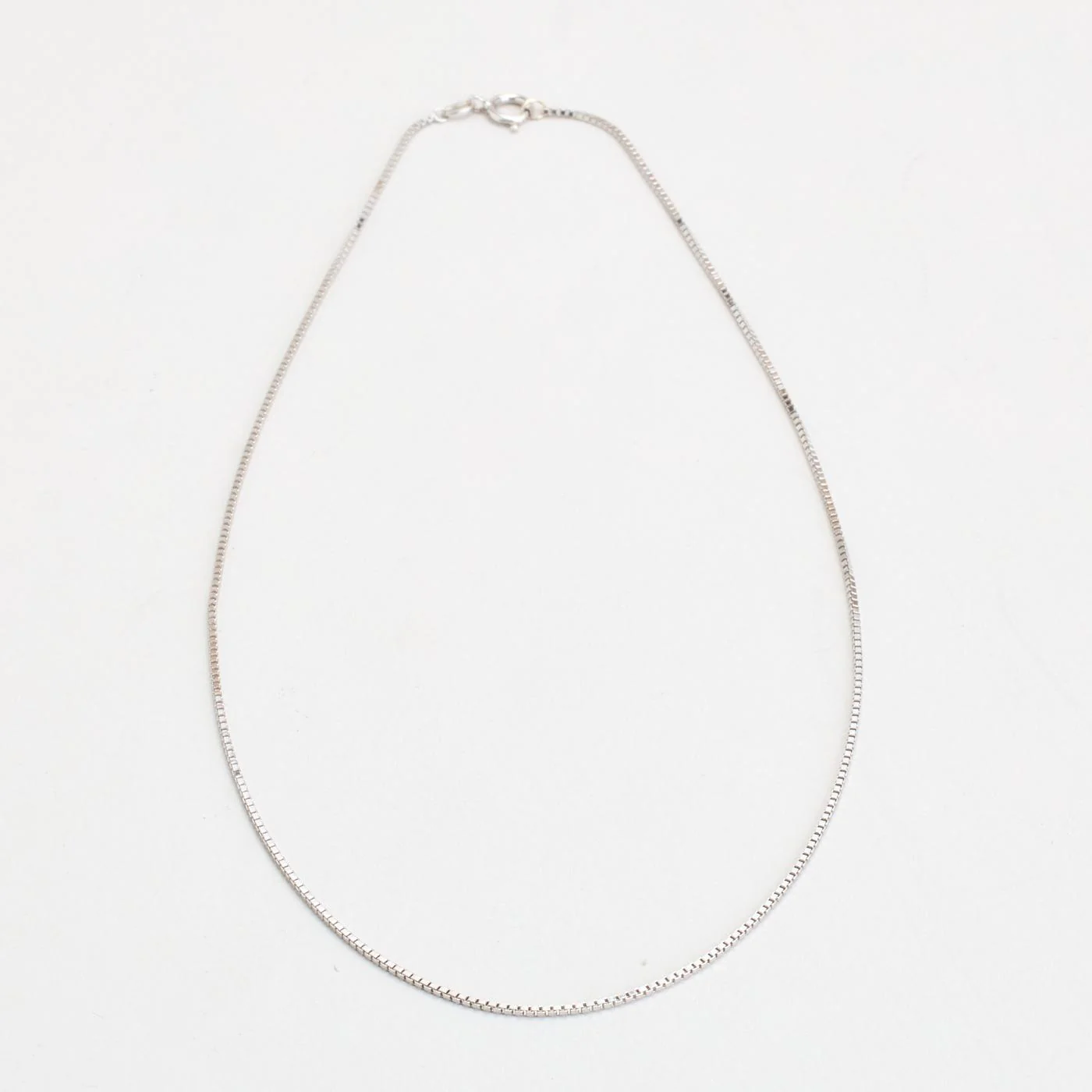 Venezia Halsband i 14K vitt guld, 38 cm, 2.4 g