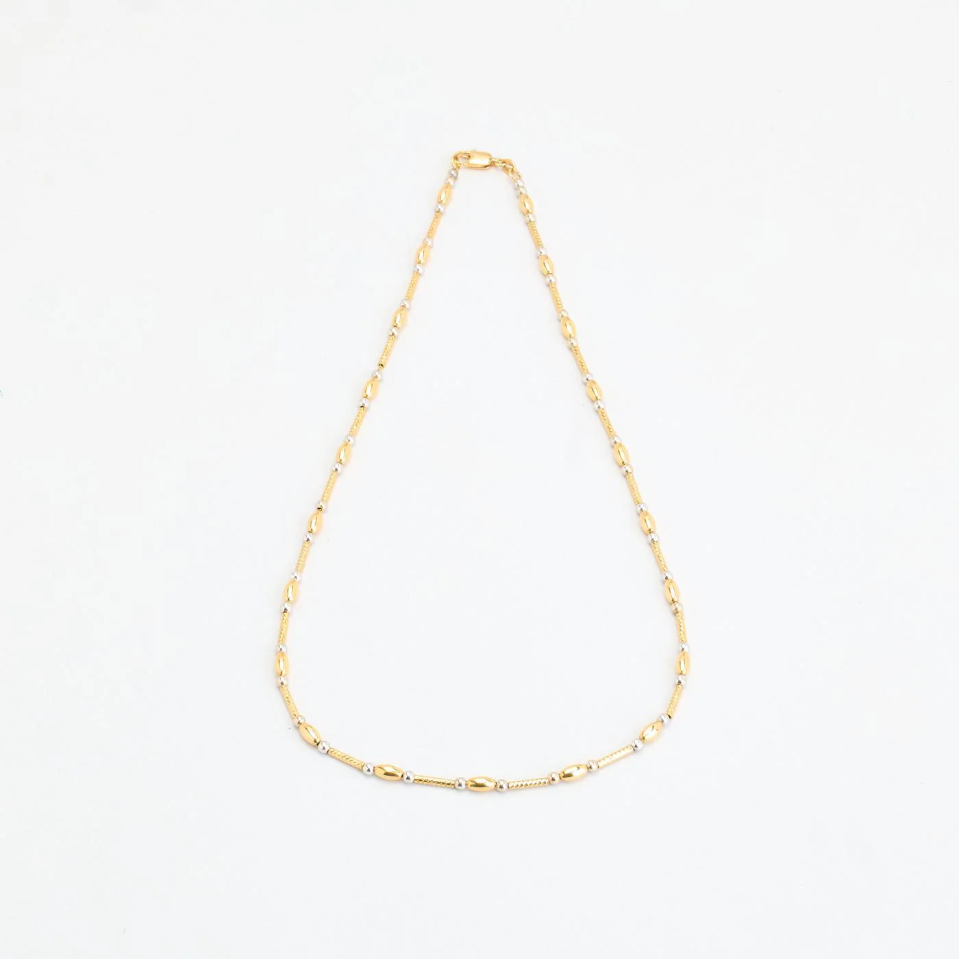 Kul collier i 18K vitt guld, 42 cm, 10.4 g - Image 2