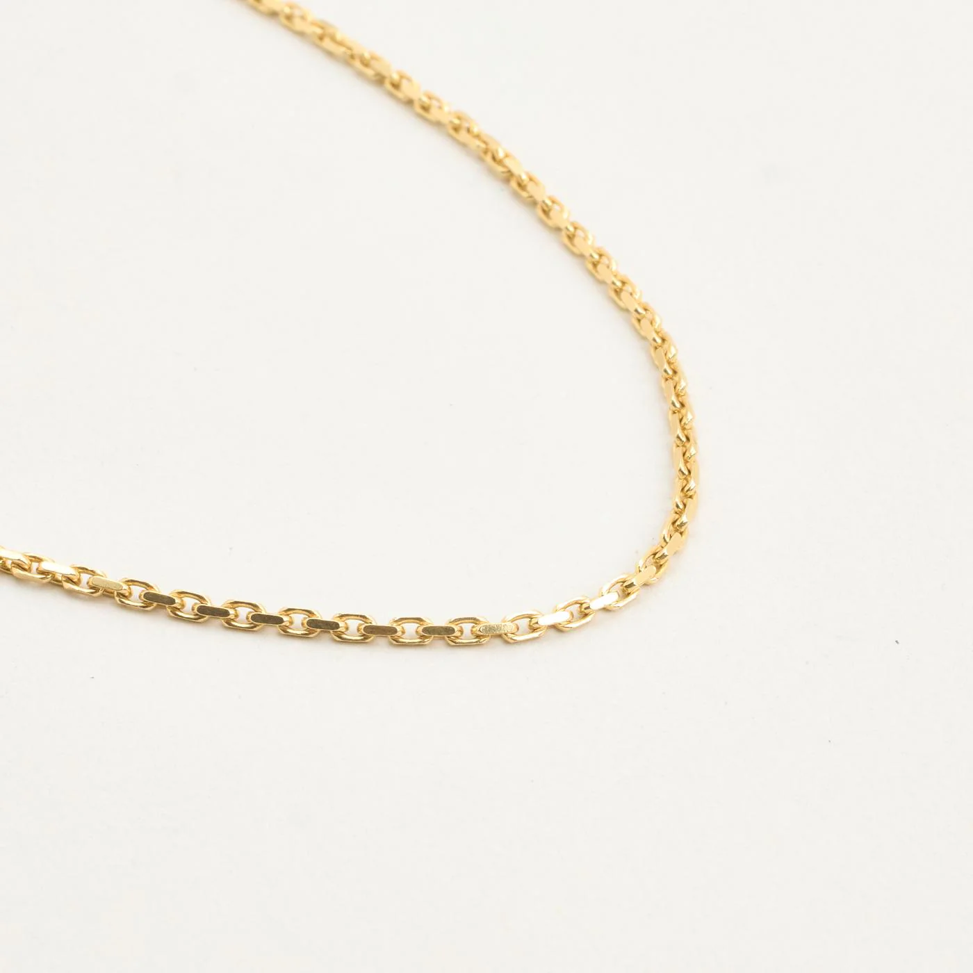 Ankarkedja Halsband i 14K guld, 63 cm, 7 g - Image 3