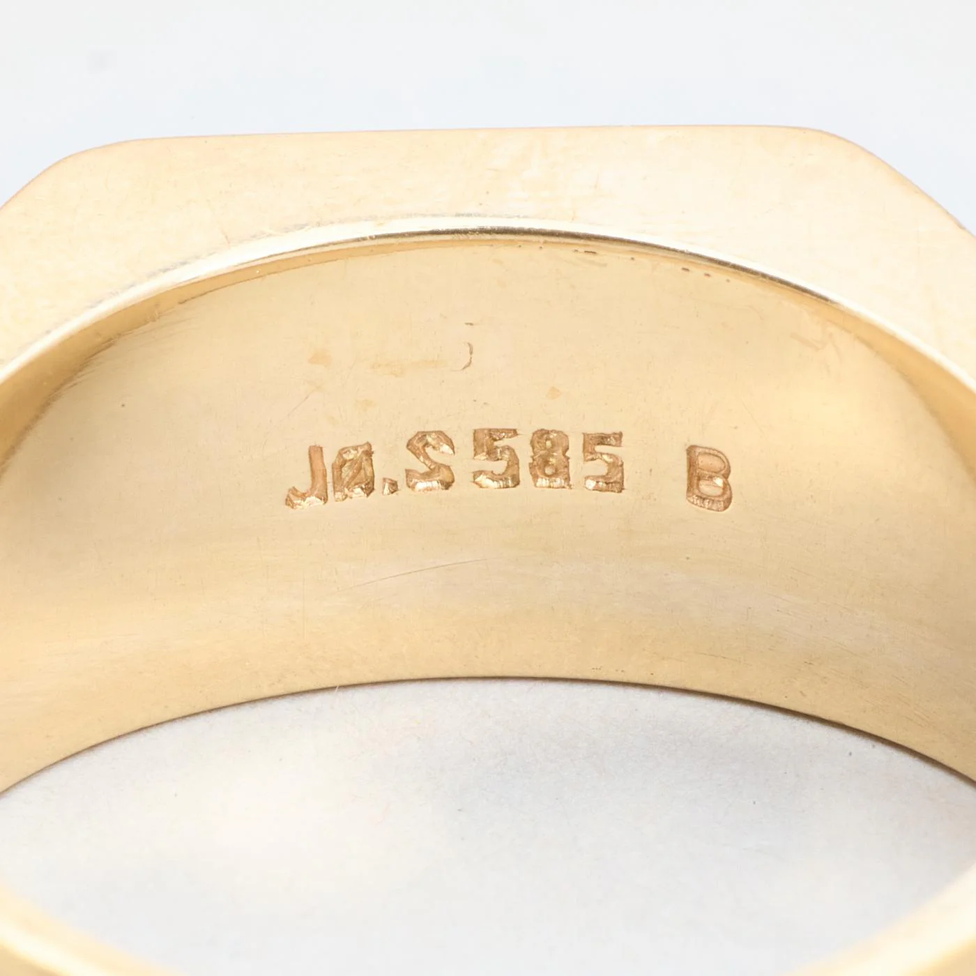 Klackring i 14K guld strl. 19.1 / strl. 60 - Image 5
