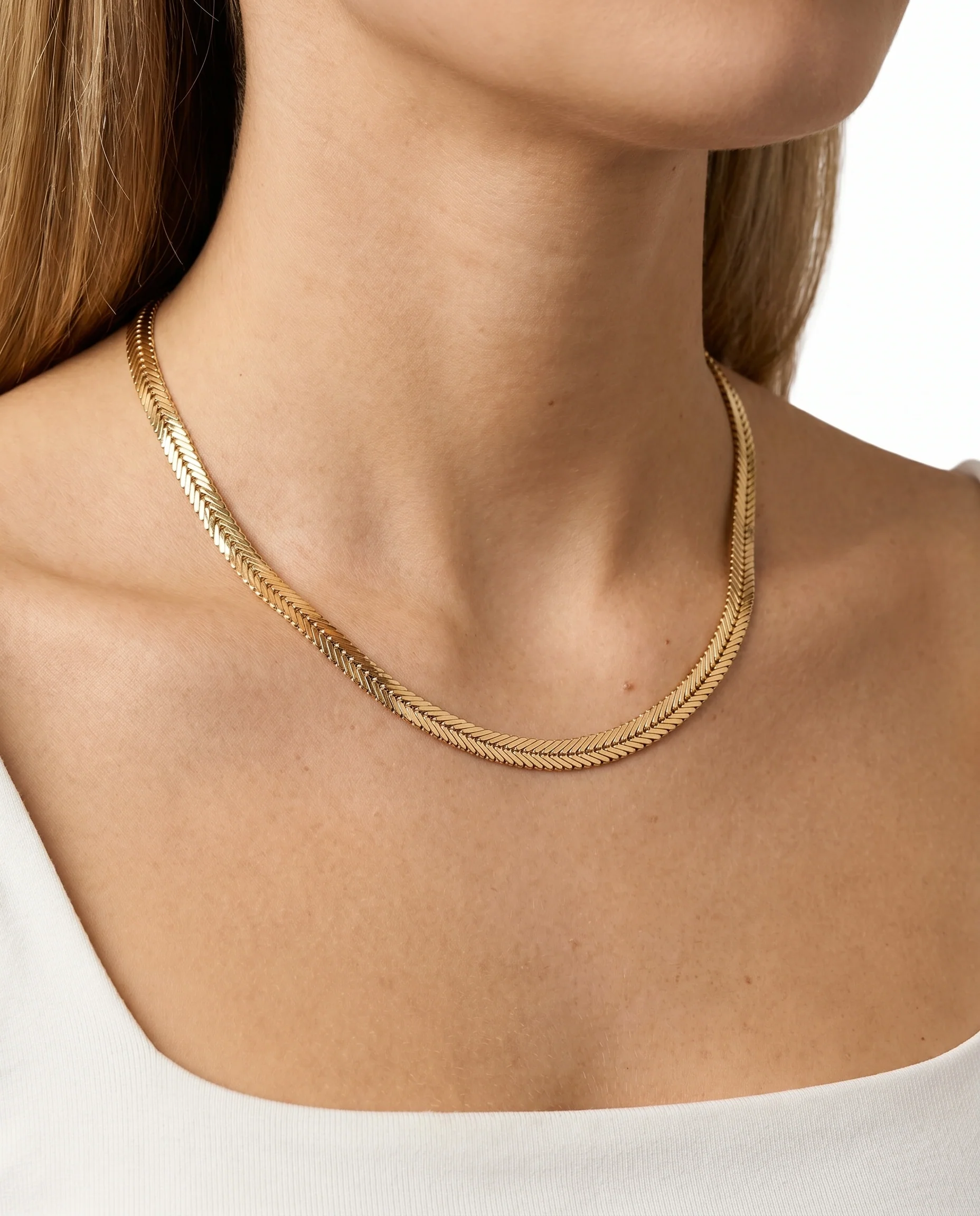 Geneve Halsband i 14K guld, 42.5 cm, 36.4 g