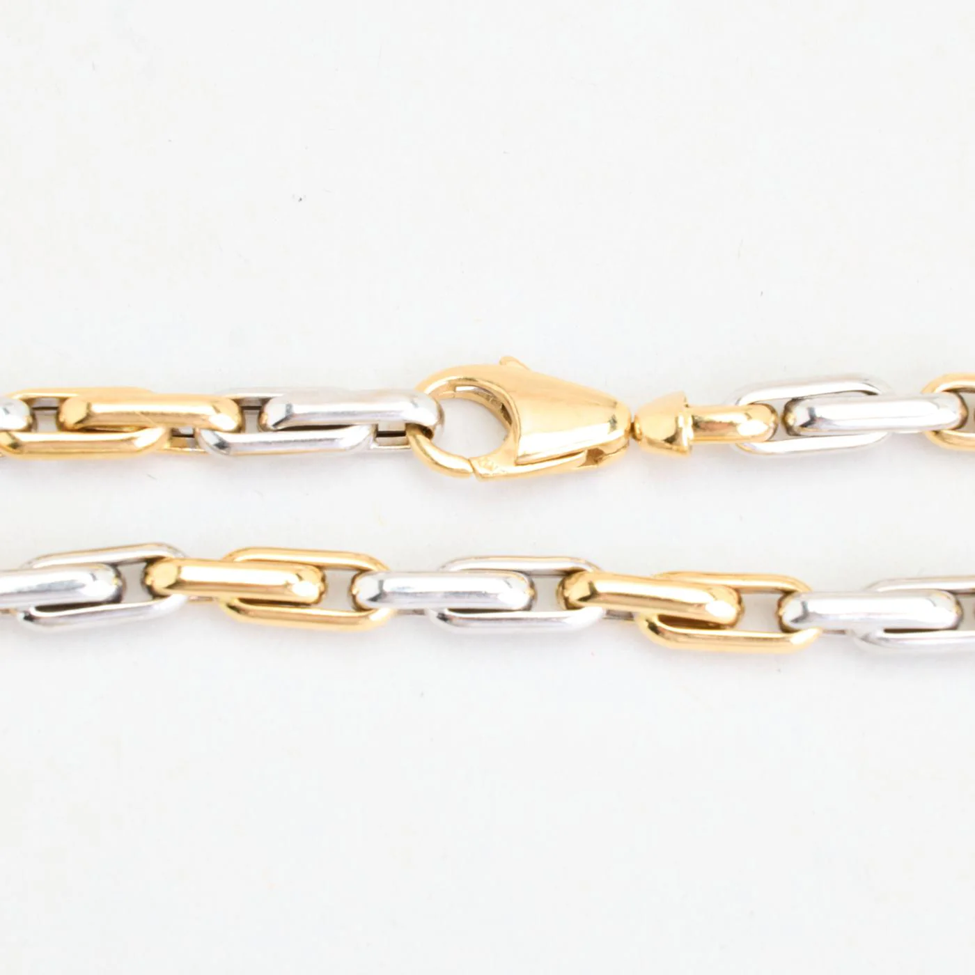 Länk Armband i 14K vitt guld, 19.5 cm, 9.7 g - Image 3