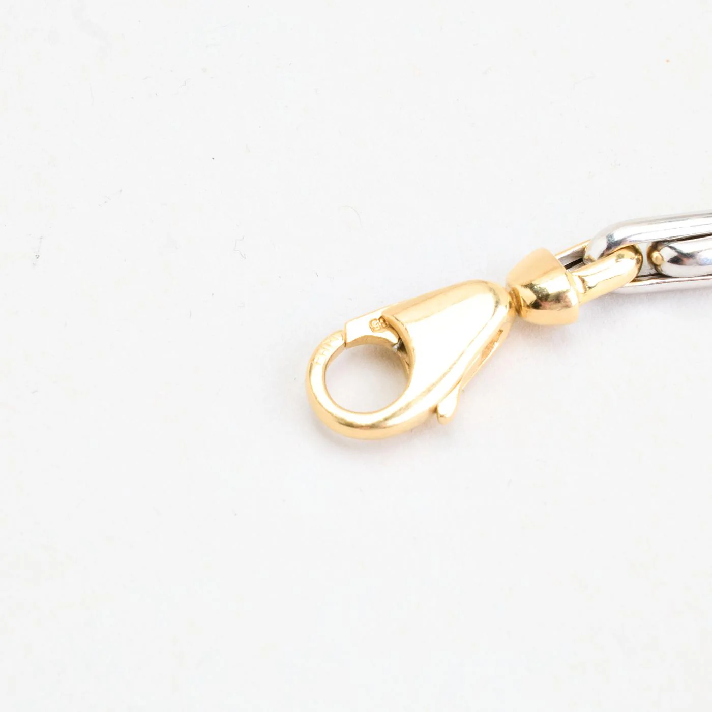 Länk Armband i 14K vitt guld, 19.5 cm, 9.7 g - Image 4