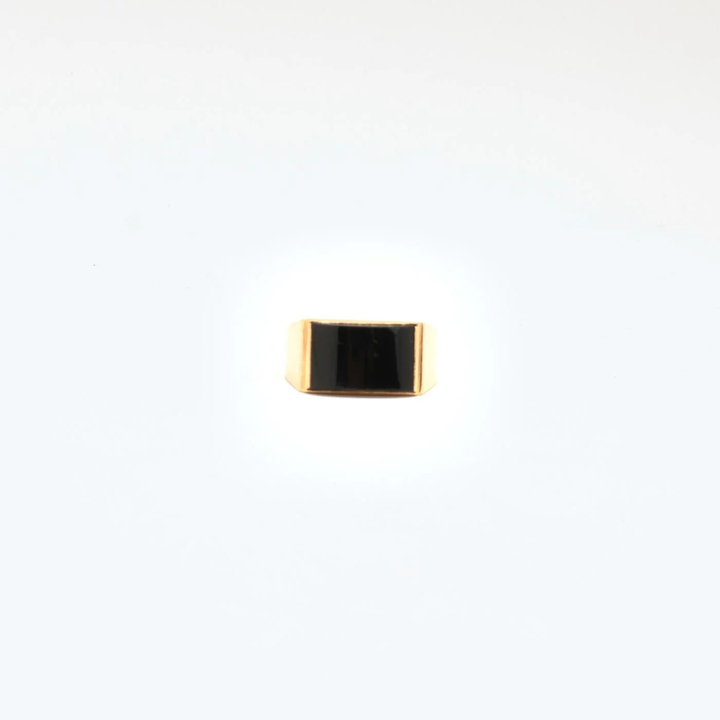 Geometrisk klackring i 14K guld strl. 19.7 / strl. 62