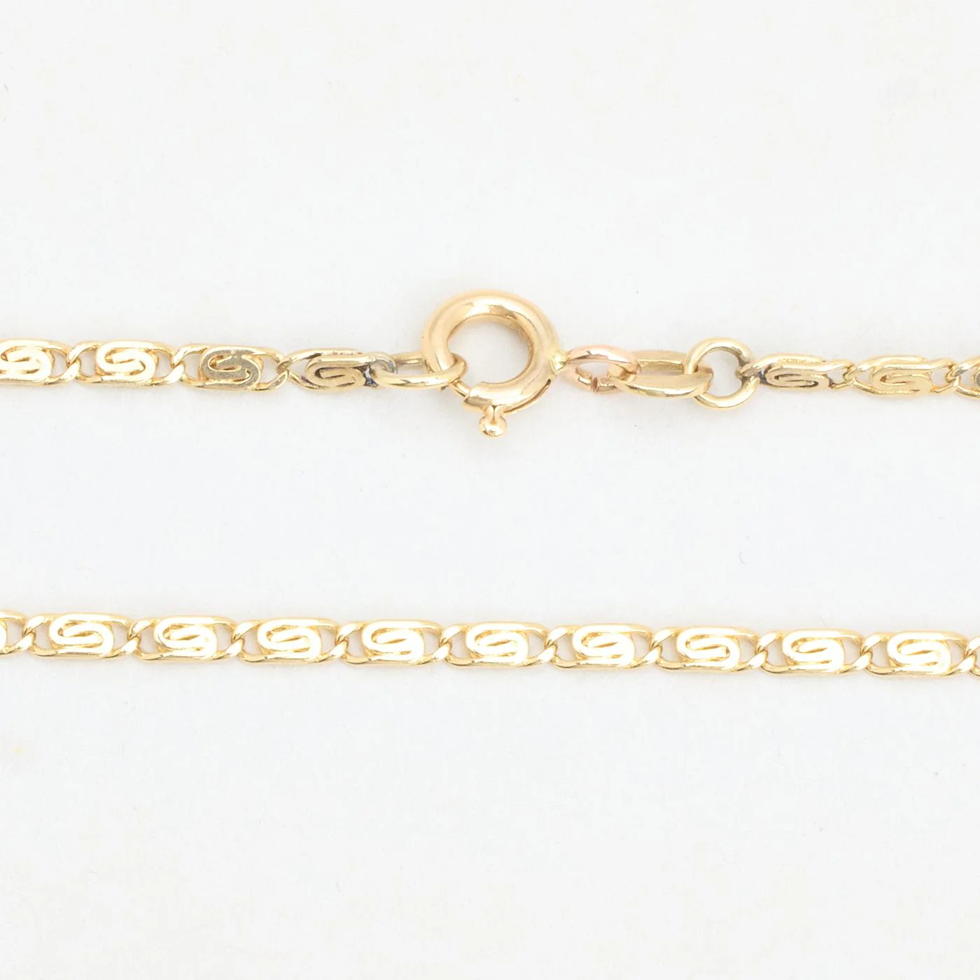 Spiral Marinerlänk Halsband i 14K guld, 53 cm, 6.85 g - Image 3