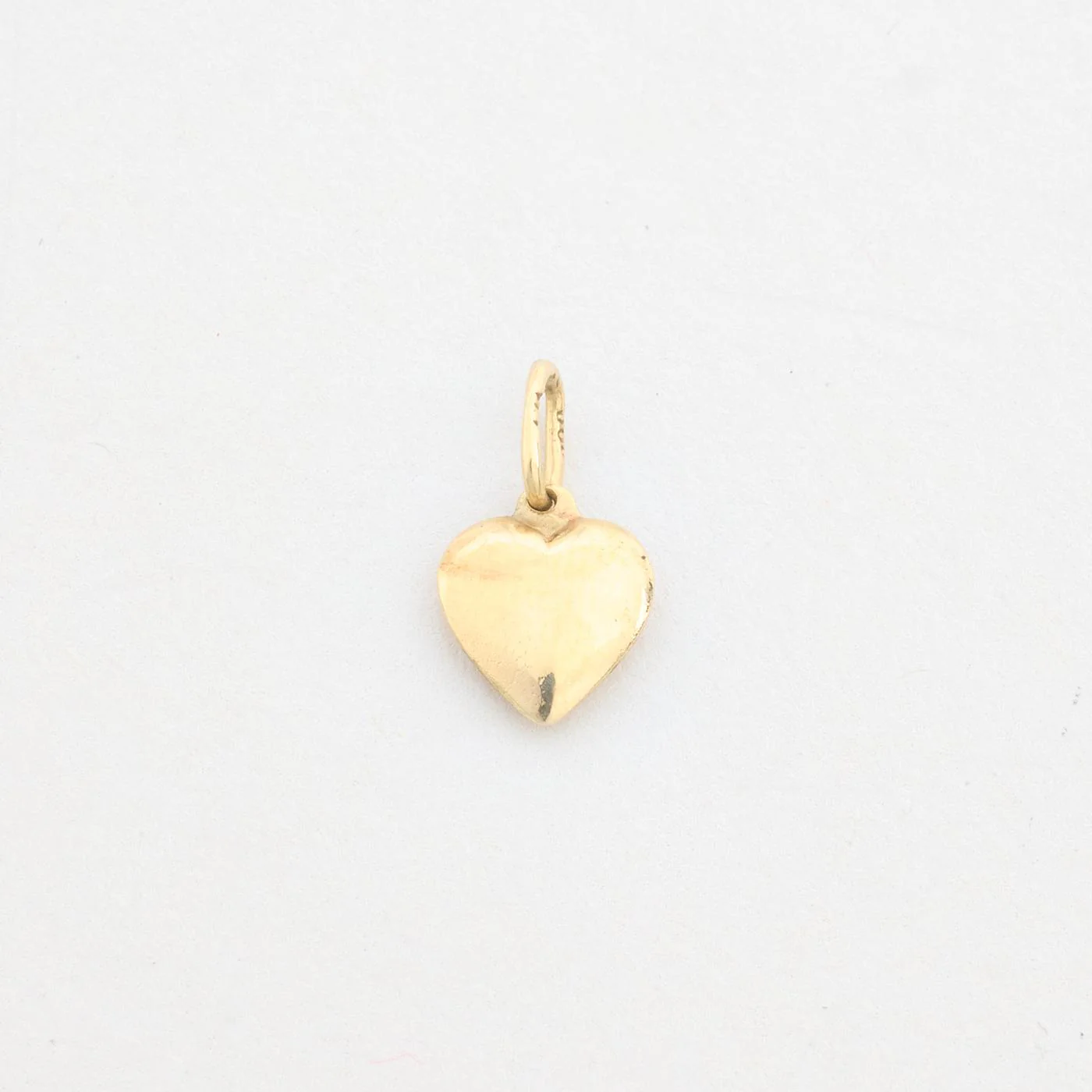 Klassisk Hjärthänge i 14K guld, 1.2 cm, 0.43 g - Image 3