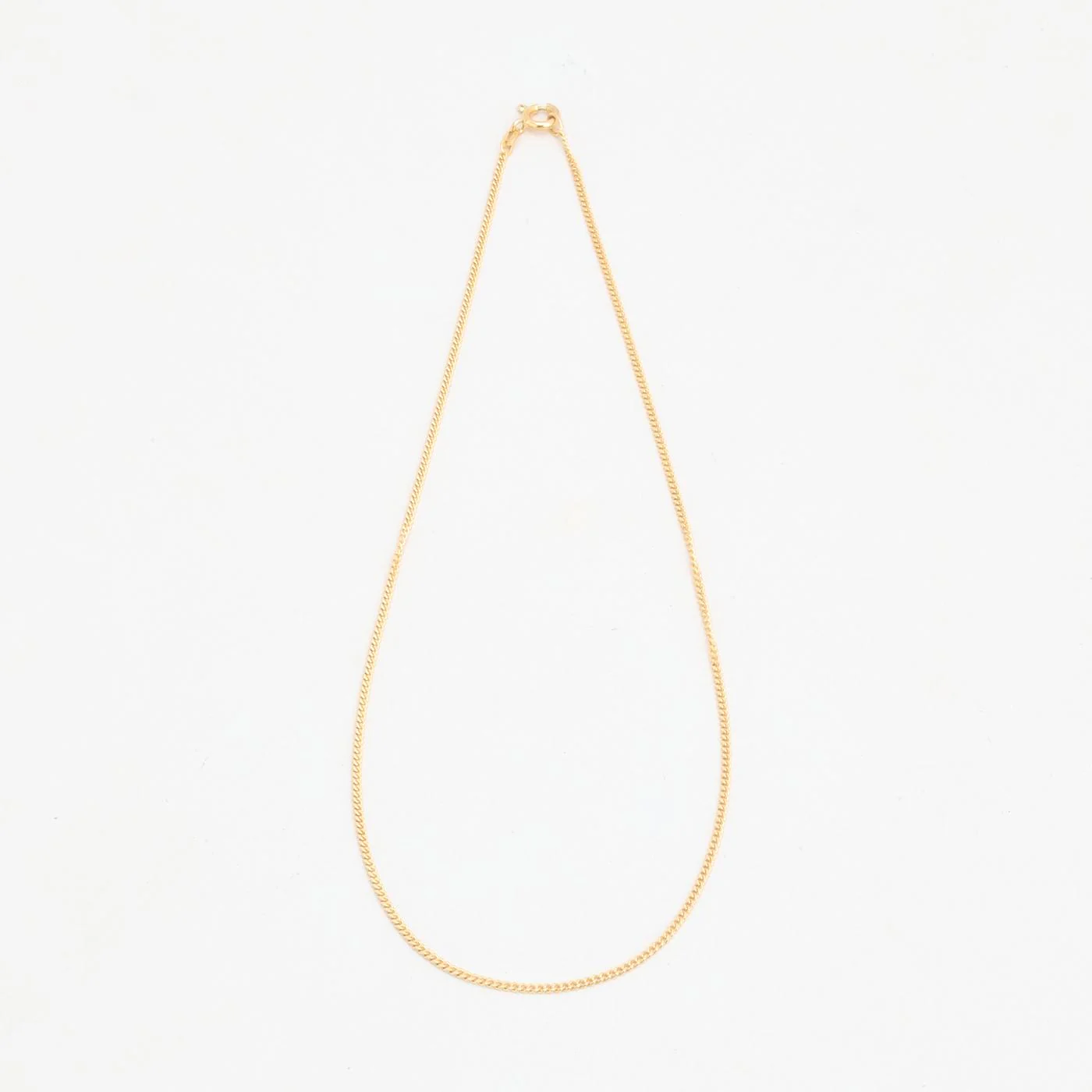 Pansar Halsband i 8K guld, 37 cm, 1.88 g