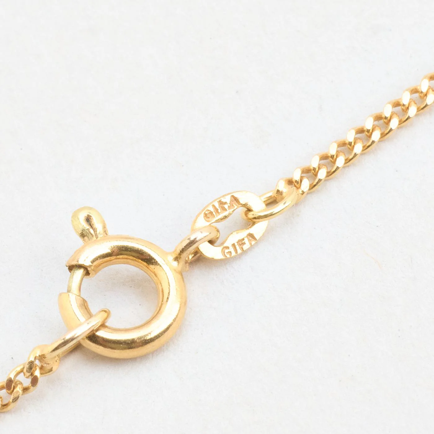 Pansar Halsband i 8K guld, 37 cm, 1.88 g - Image 4