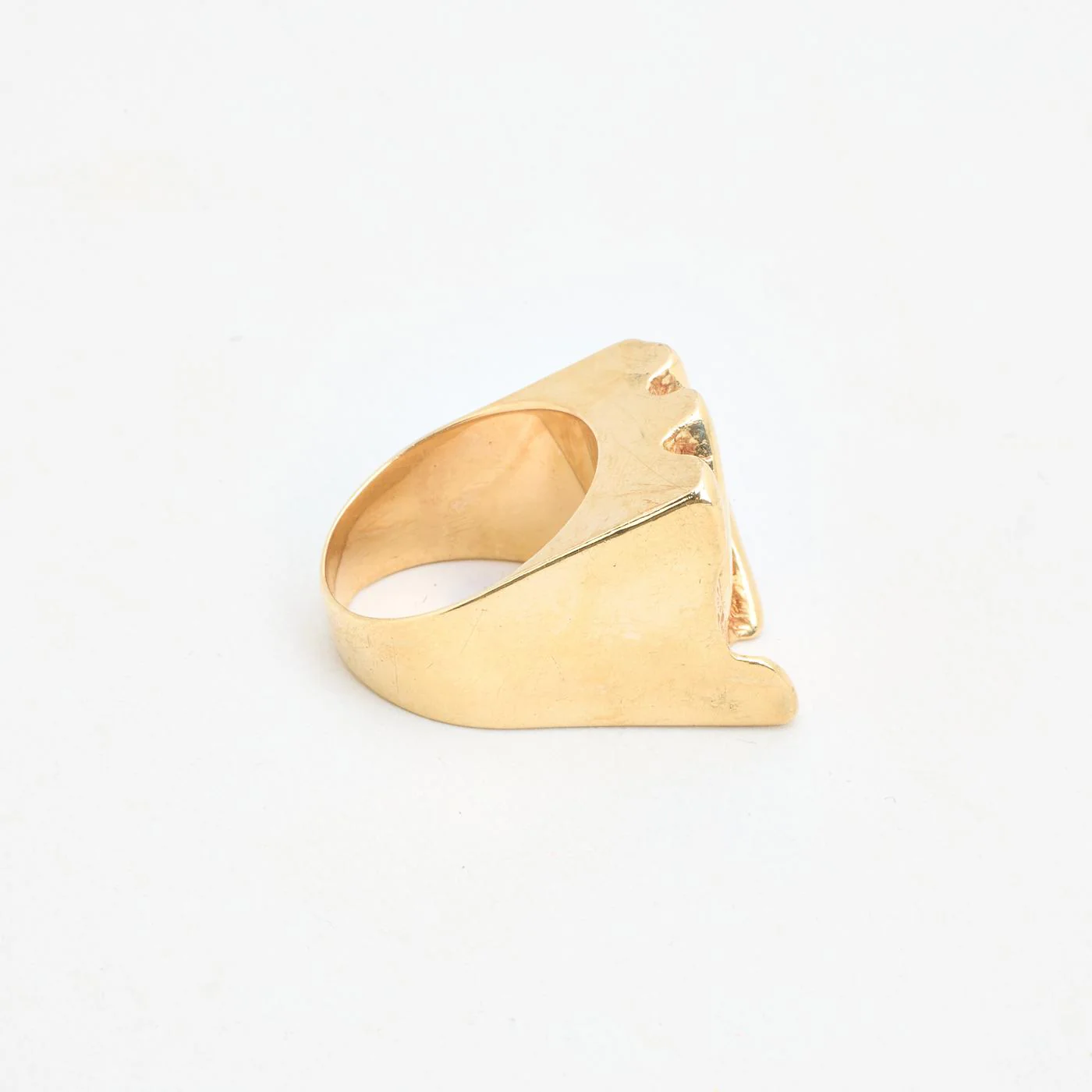Organisk klackring i 14K guld strl. 17.8 / strl. 56 - Image 4