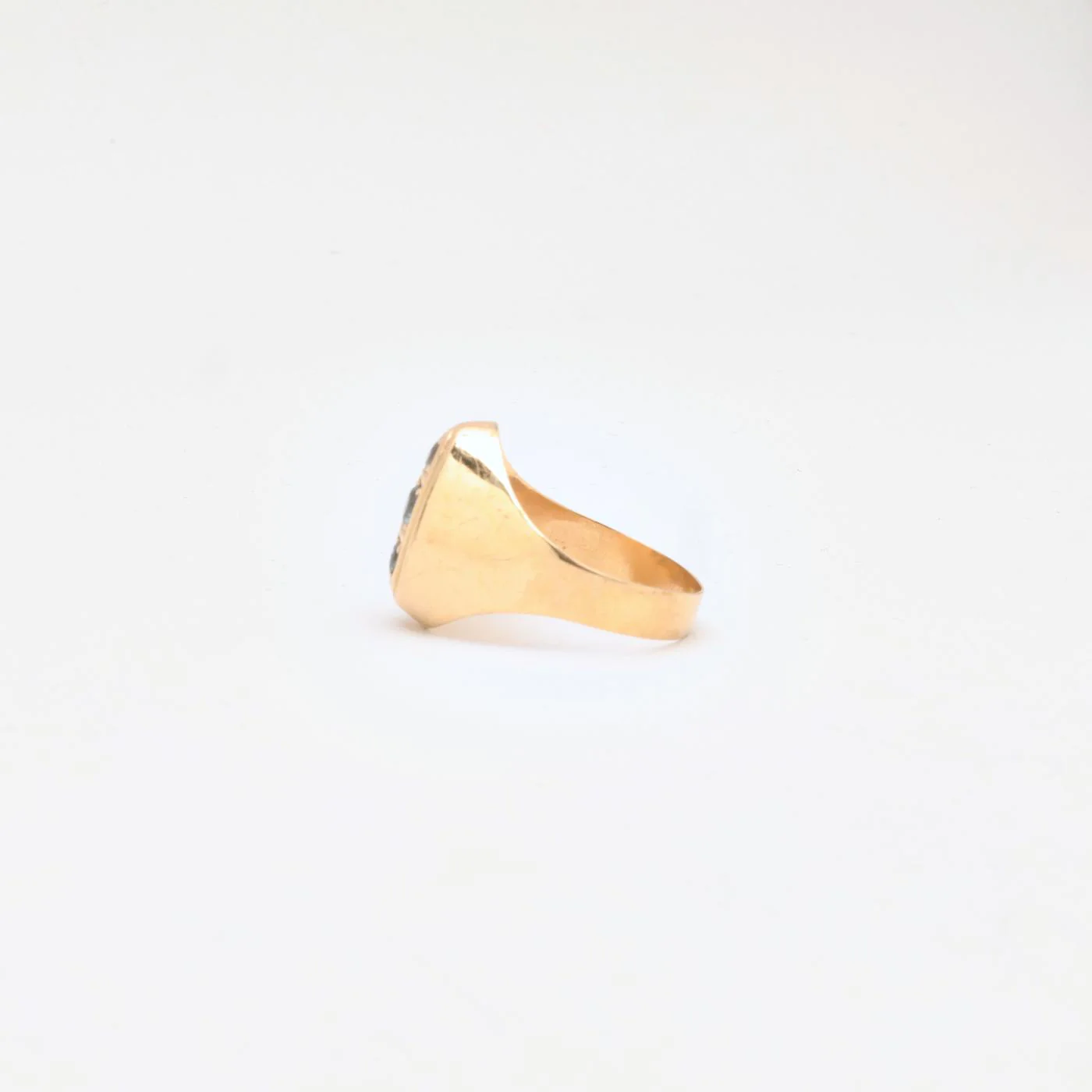 Oval statementring i 14K guld strl. 19.7 / strl. 62 - Image 3