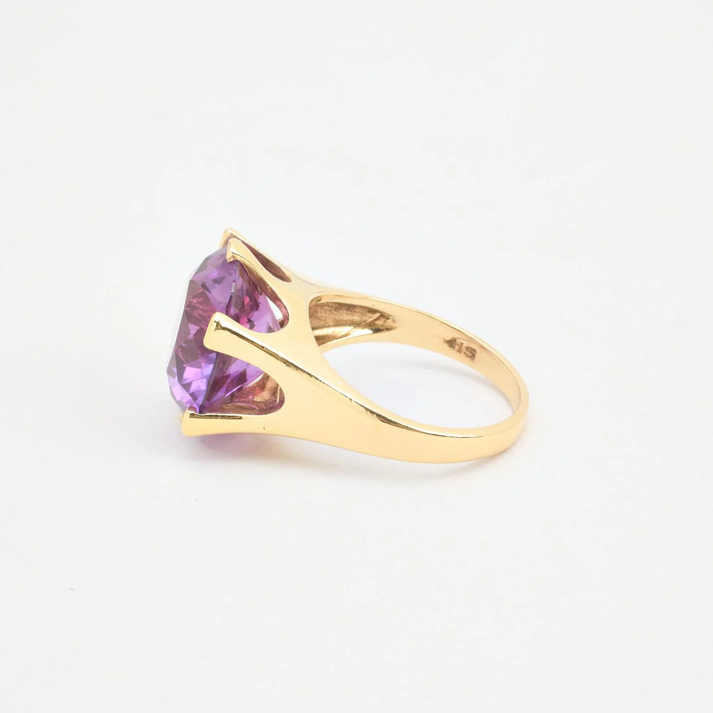 Cocktailring i 14K guld strl. 17.5 / strl. 55 - Image 2