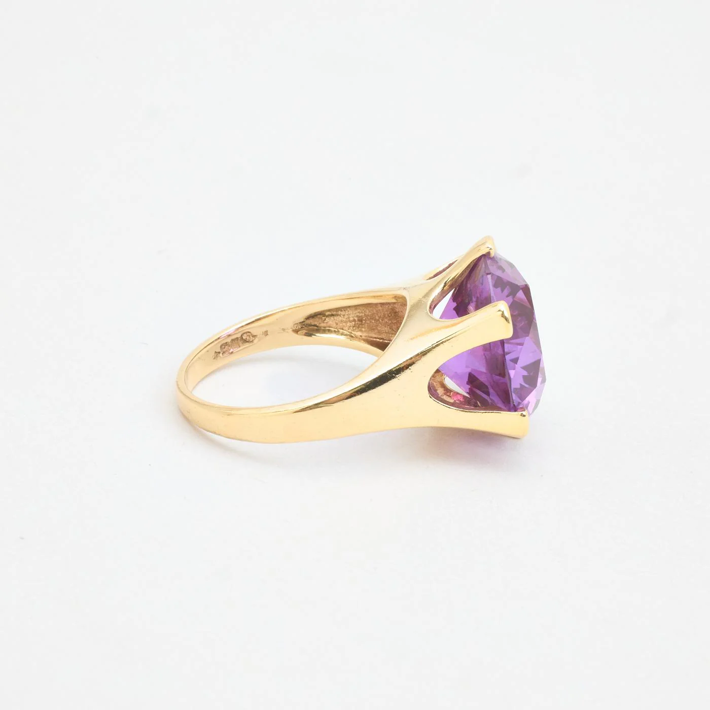 Cocktailring i 14K guld strl. 17.5 / strl. 55 - Image 4