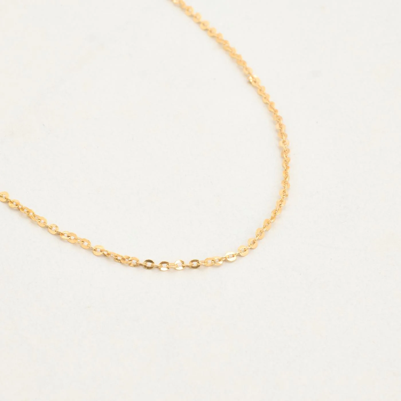 Halsband i 8K guld, 38 cm, 1 g - Image 3