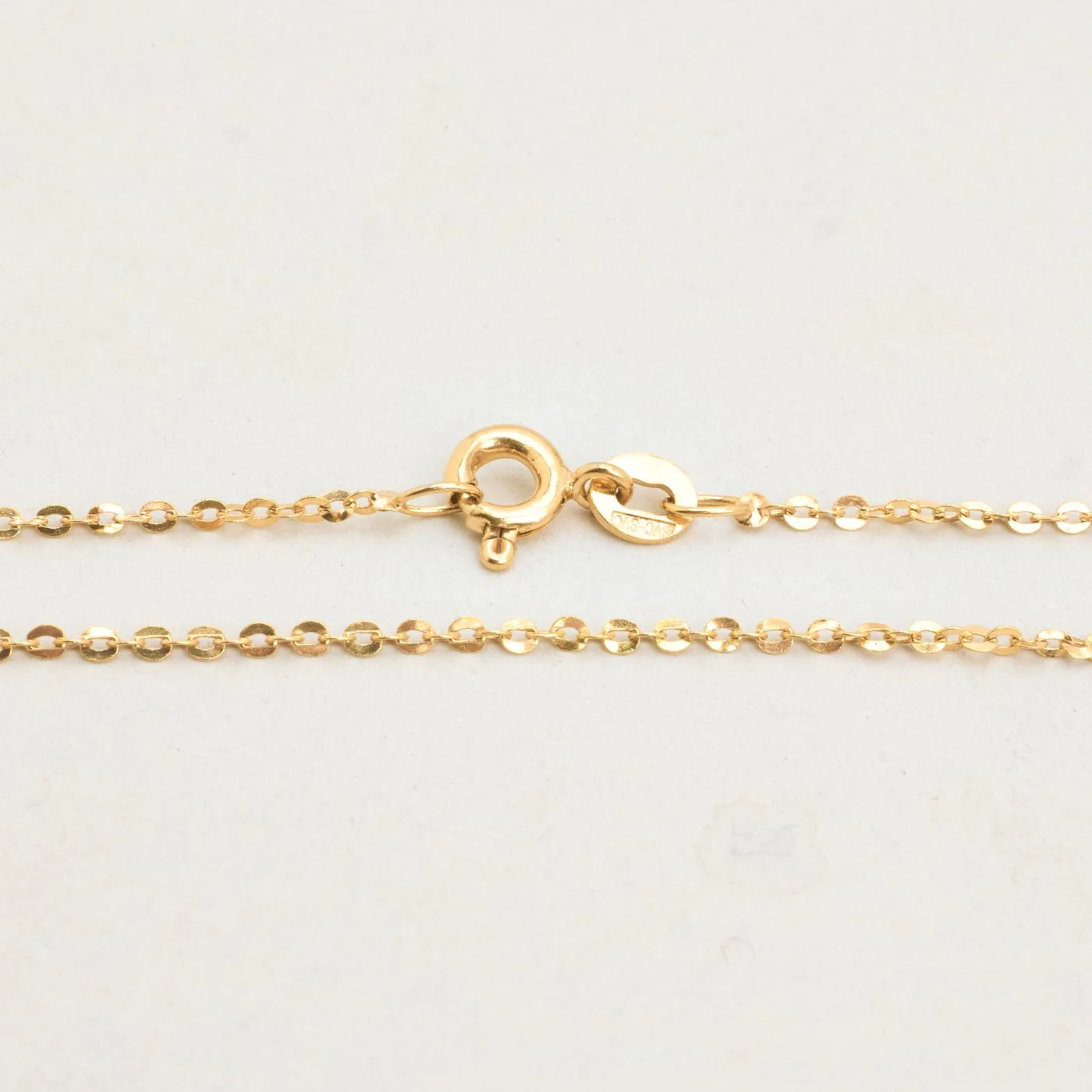 Halsband i 8K guld, 38 cm, 1 g - Image 4
