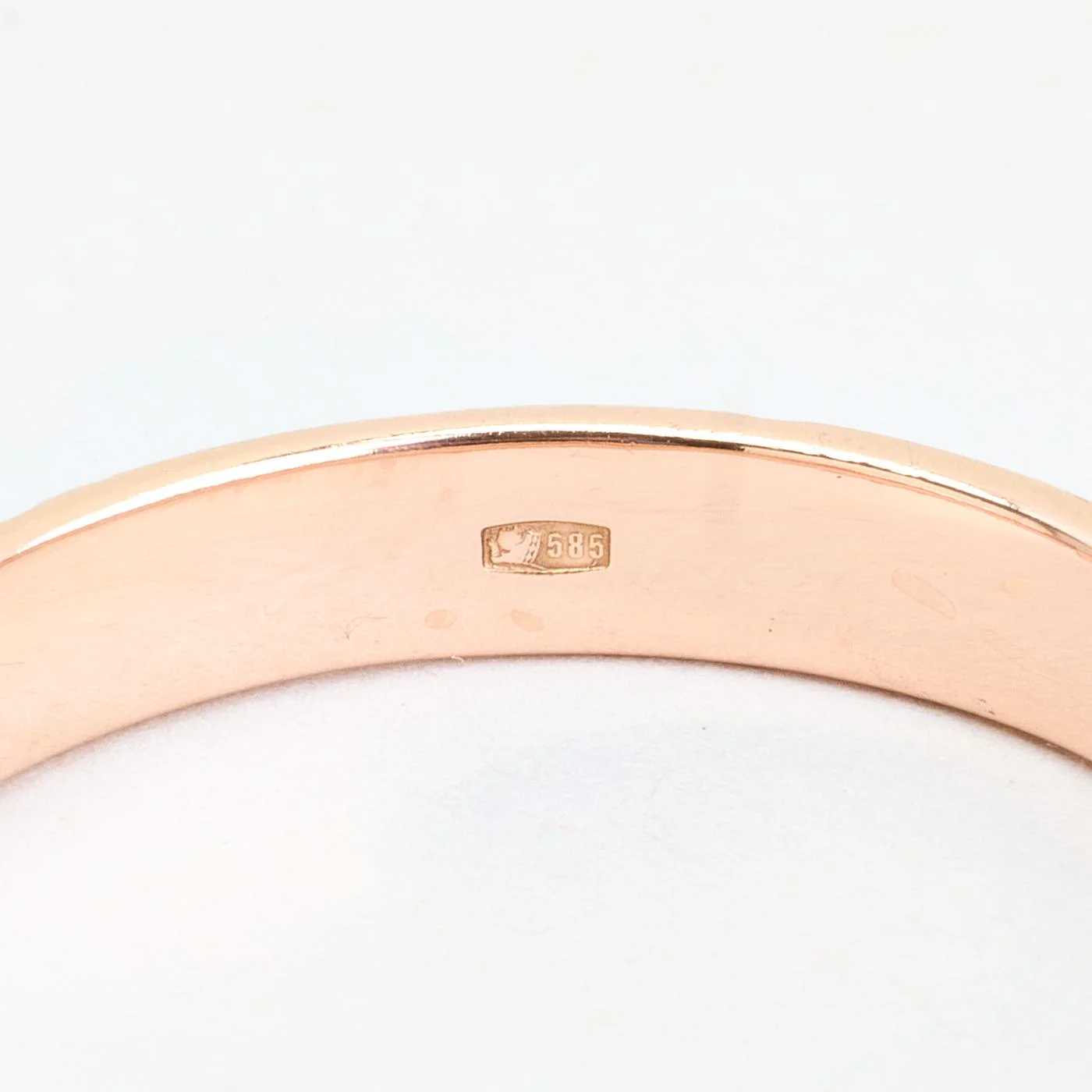 Mönstrad vigselring i 14K guld strl. 21.3 / strl. 67 - Image 4