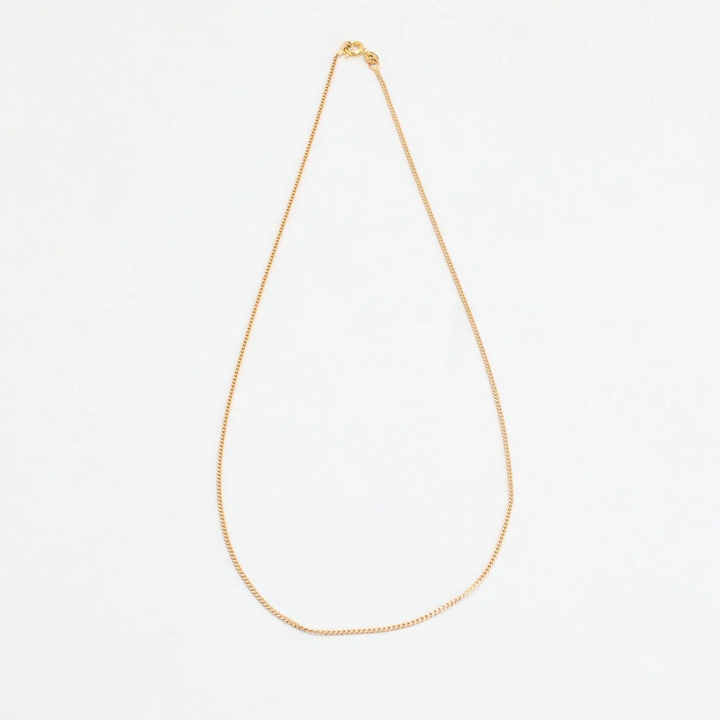 Pansar Halsband i 8K guld, 46.5 cm, 2.2 g
