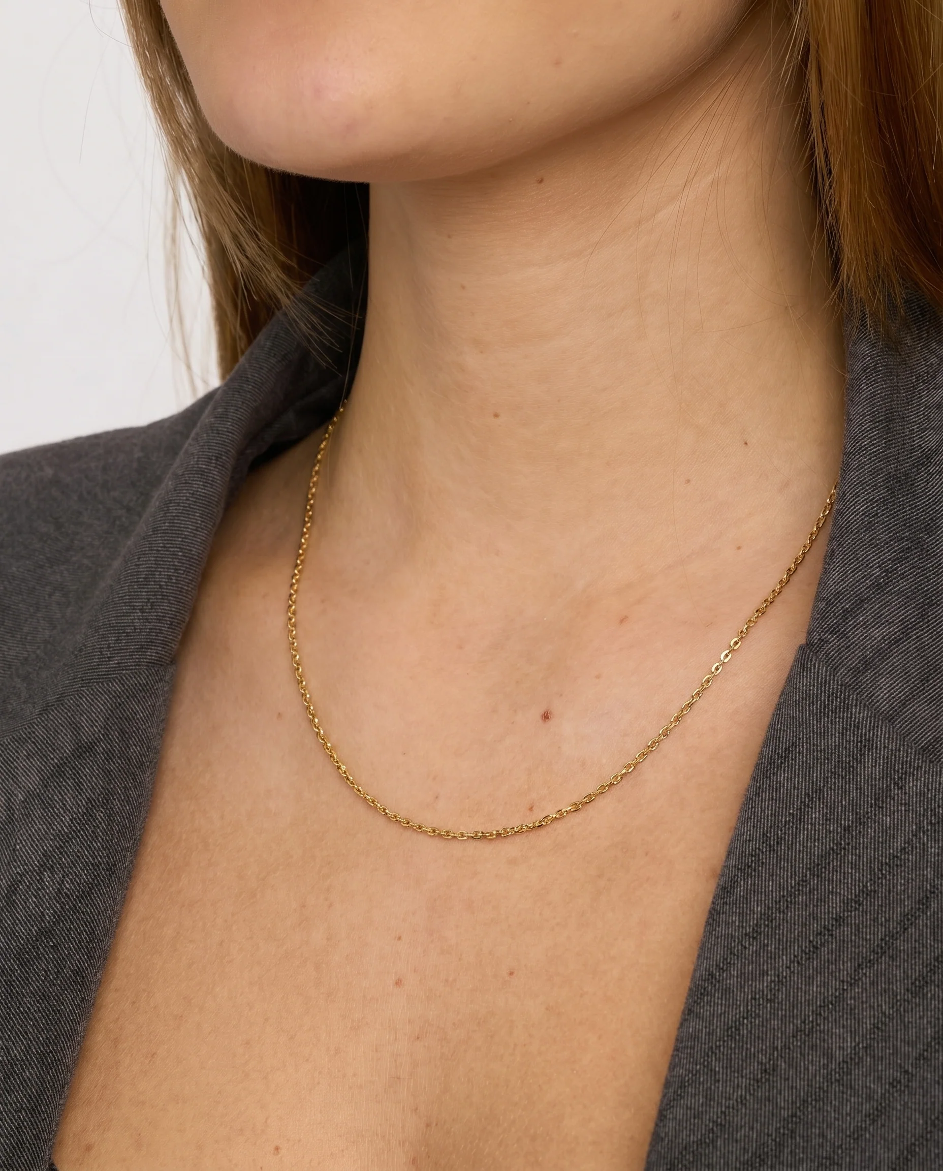Ankarkedja Halsband i 8K guld, 44.5 cm, 6.2 g