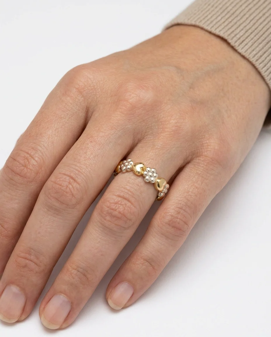 Hjärta band i 18K guld strl. 16.9 / strl. 53 - Image 2