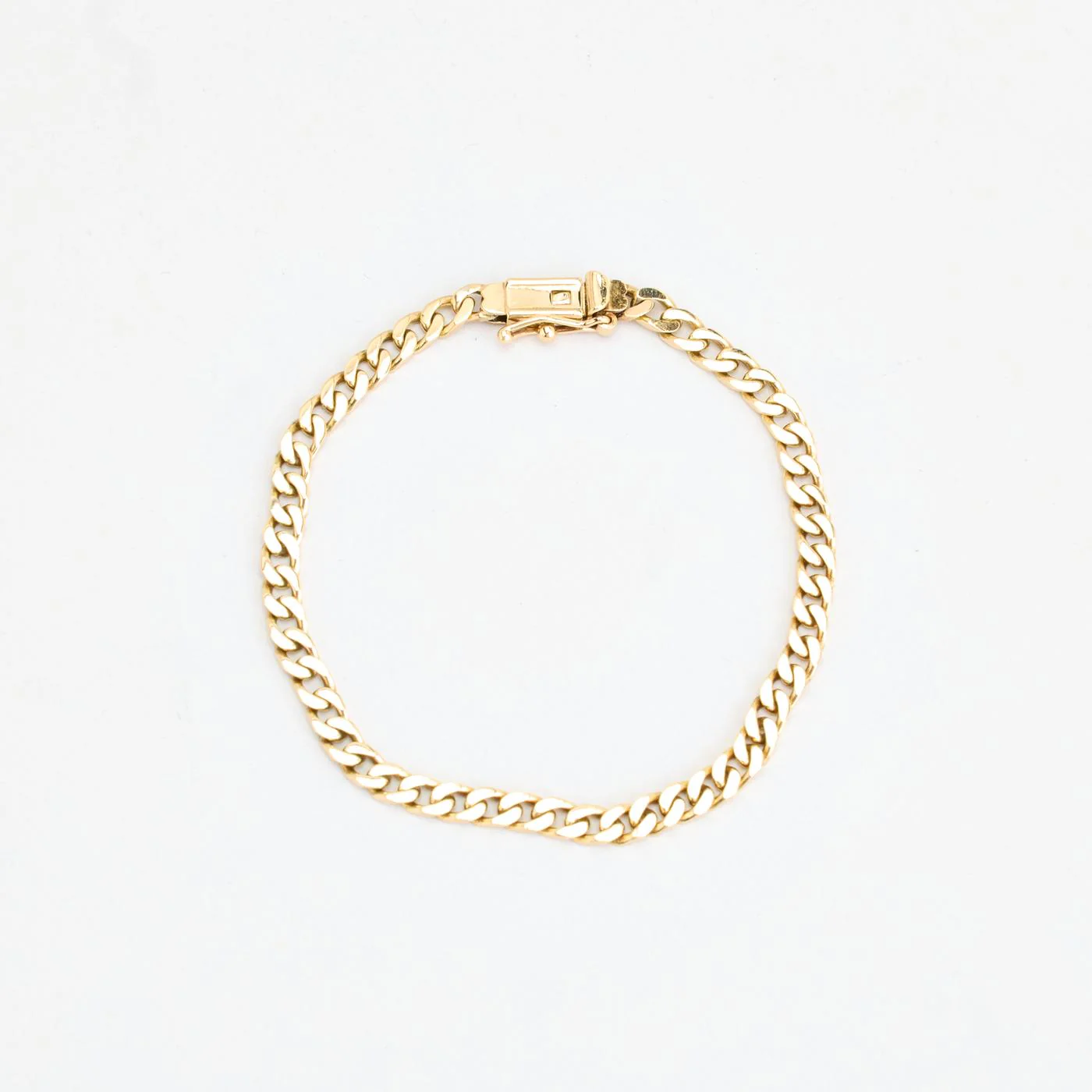Pansar Armband i 14K guld, 17.5 cm, 7.5 g