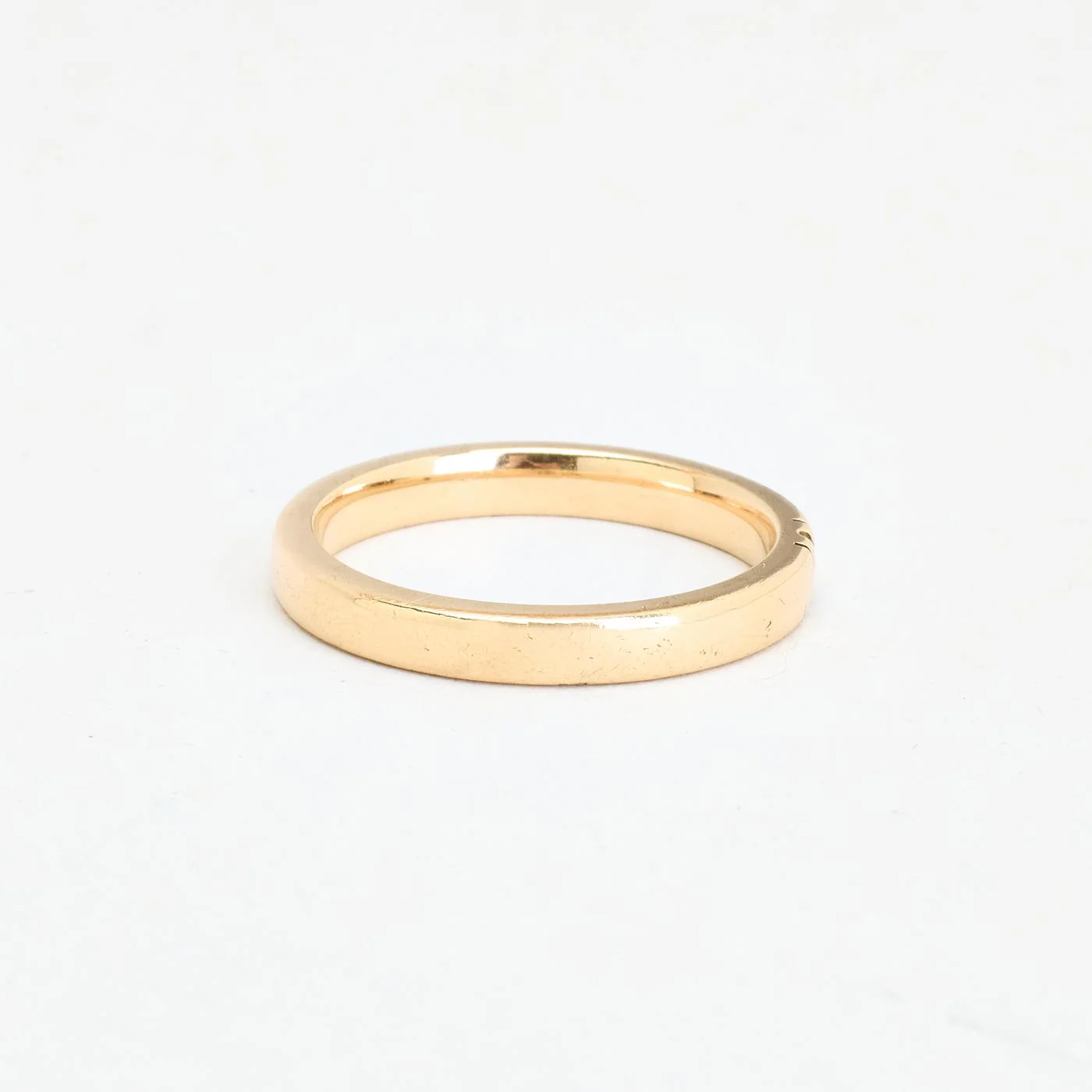 Alliansring med diamant (0.04 ct) i 8K guld strl. 18.1 / strl. 57 - Image 2