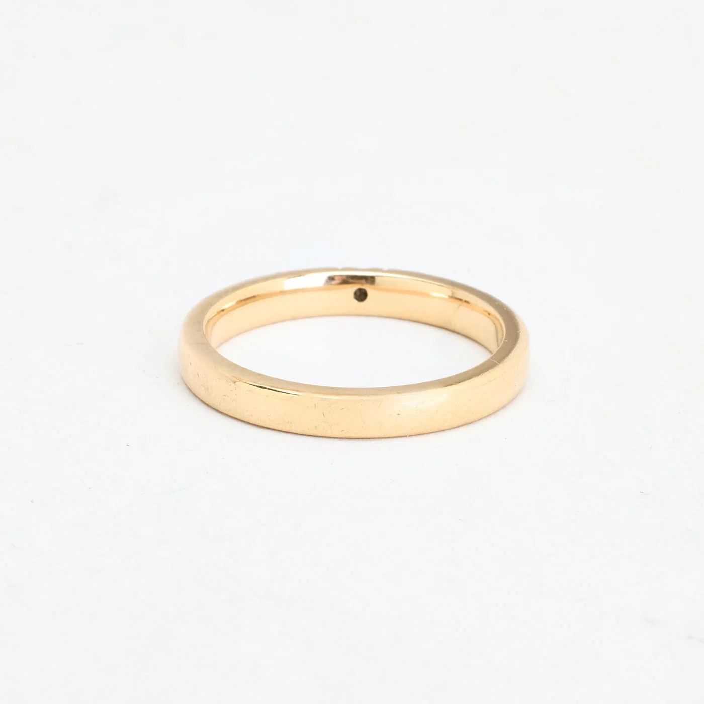 Alliansring med diamant (0.04 ct) i 8K guld strl. 18.1 / strl. 57 - Image 3