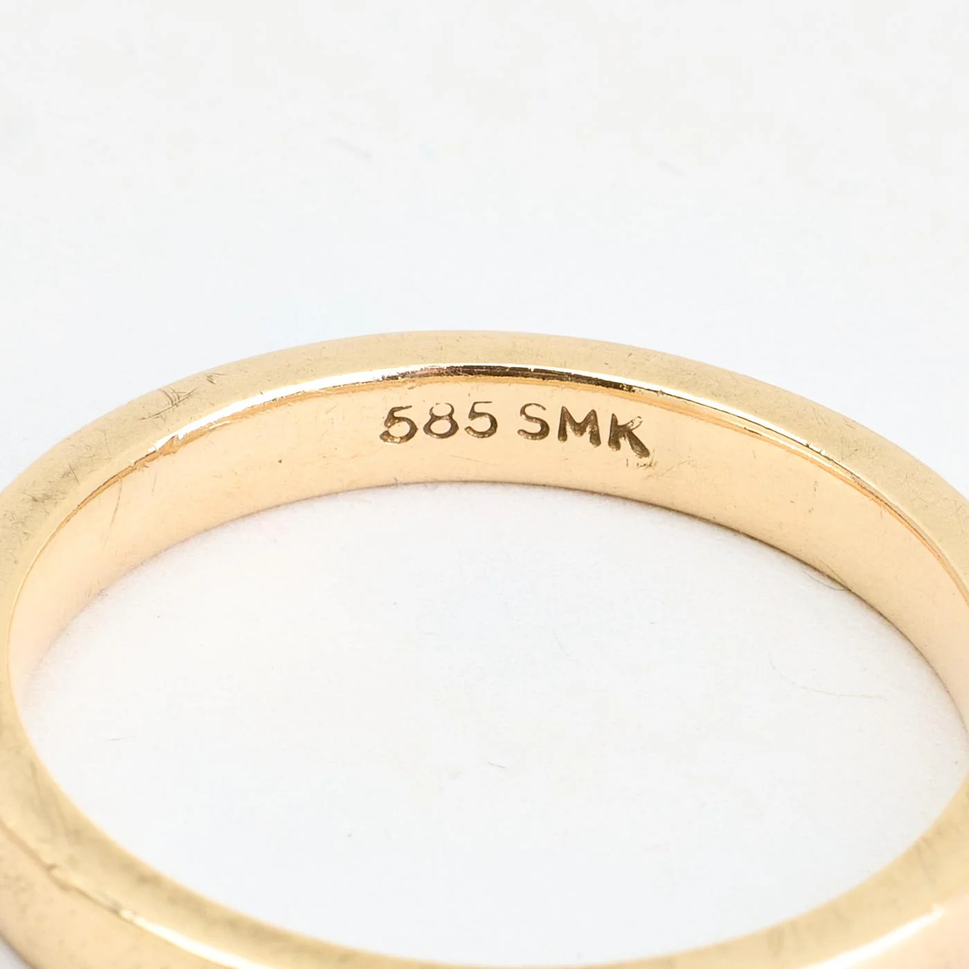 Alliansring med diamant (0.04 ct) i 8K guld strl. 18.1 / strl. 57 - Image 5