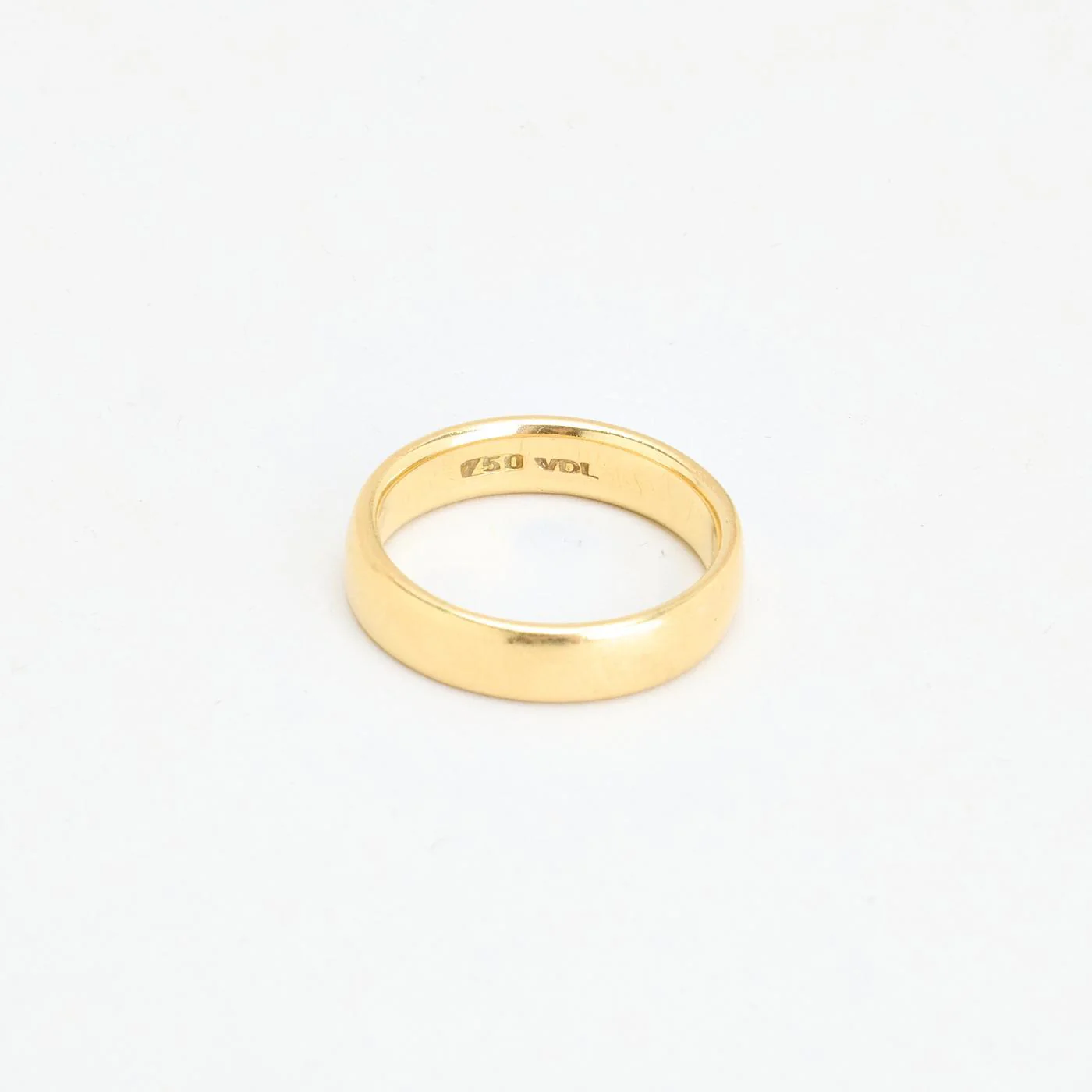 Klassisk vigselring i 18K guld strl. 18.1 / strl. 57 - Image 5