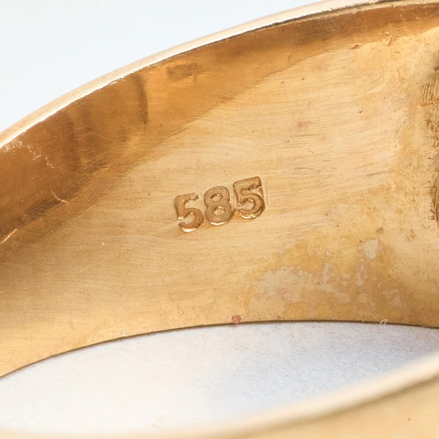 Organisk klackring i 14K guld strl. 19.7 / strl. 62 - Image 5