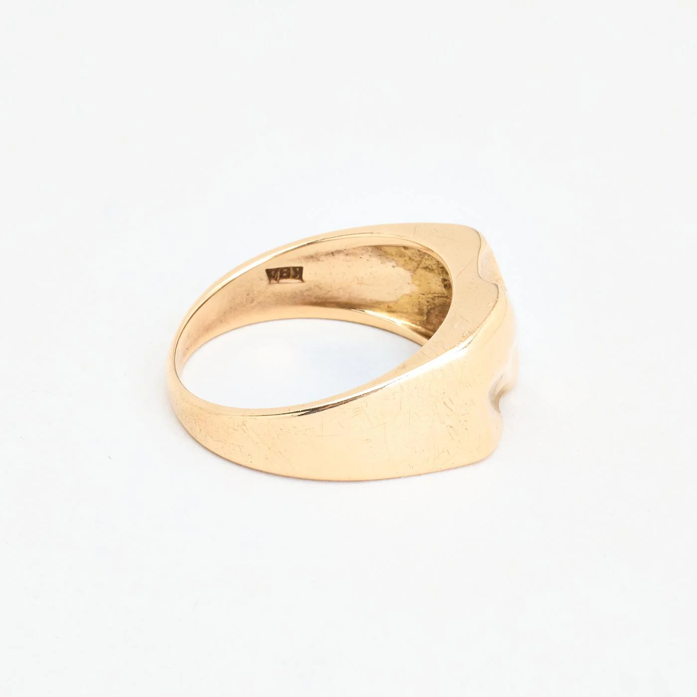 Organisk klackring i 14K guld strl. 21 / strl. 66 - Image 2