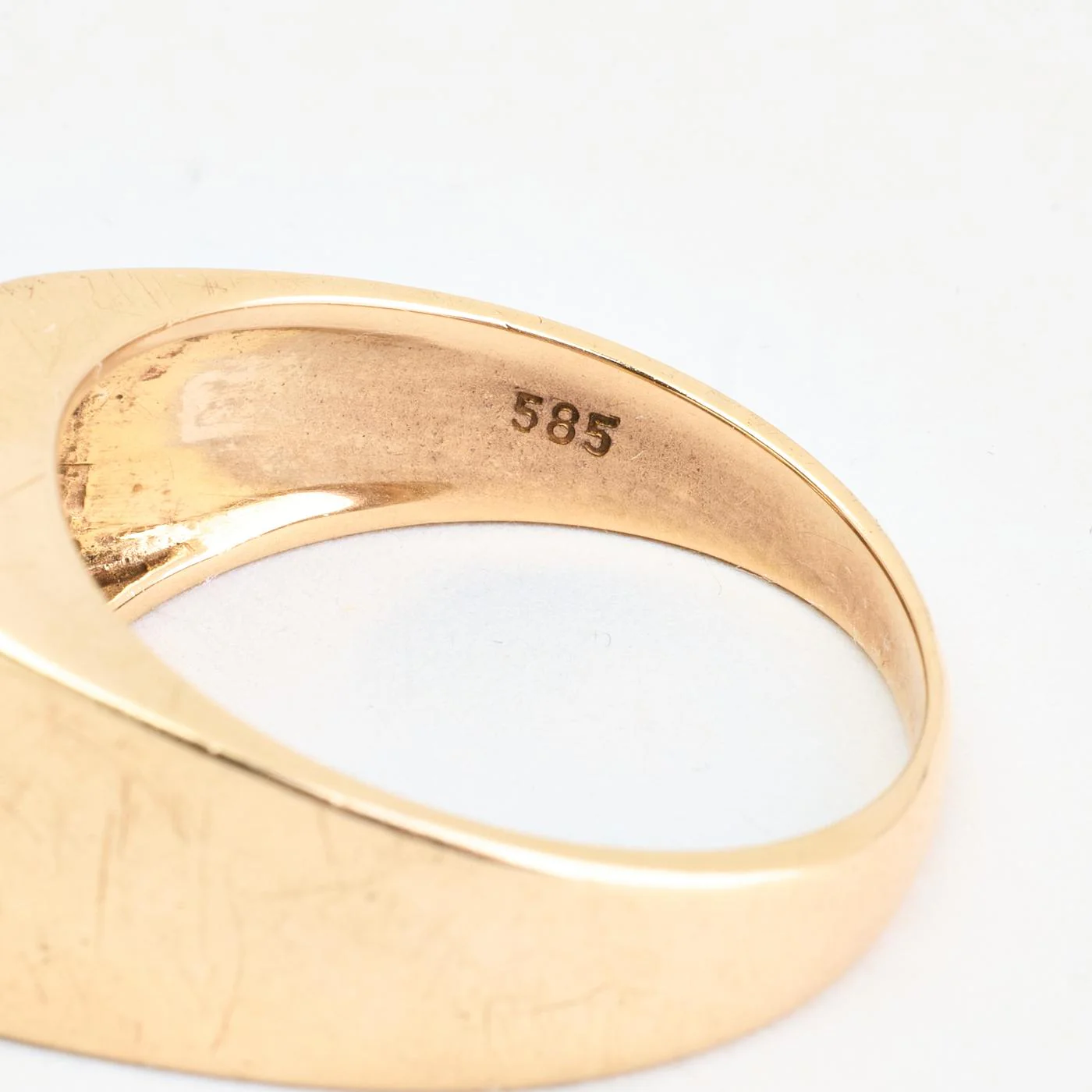Organisk klackring i 14K guld strl. 21 / strl. 66 - Image 5