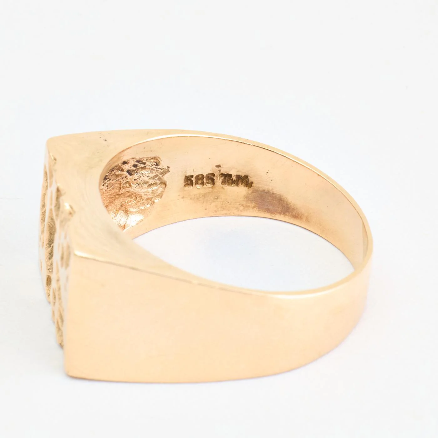 Organisk klackring i 14K guld strl. 19.1 / strl. 60 - Image 5