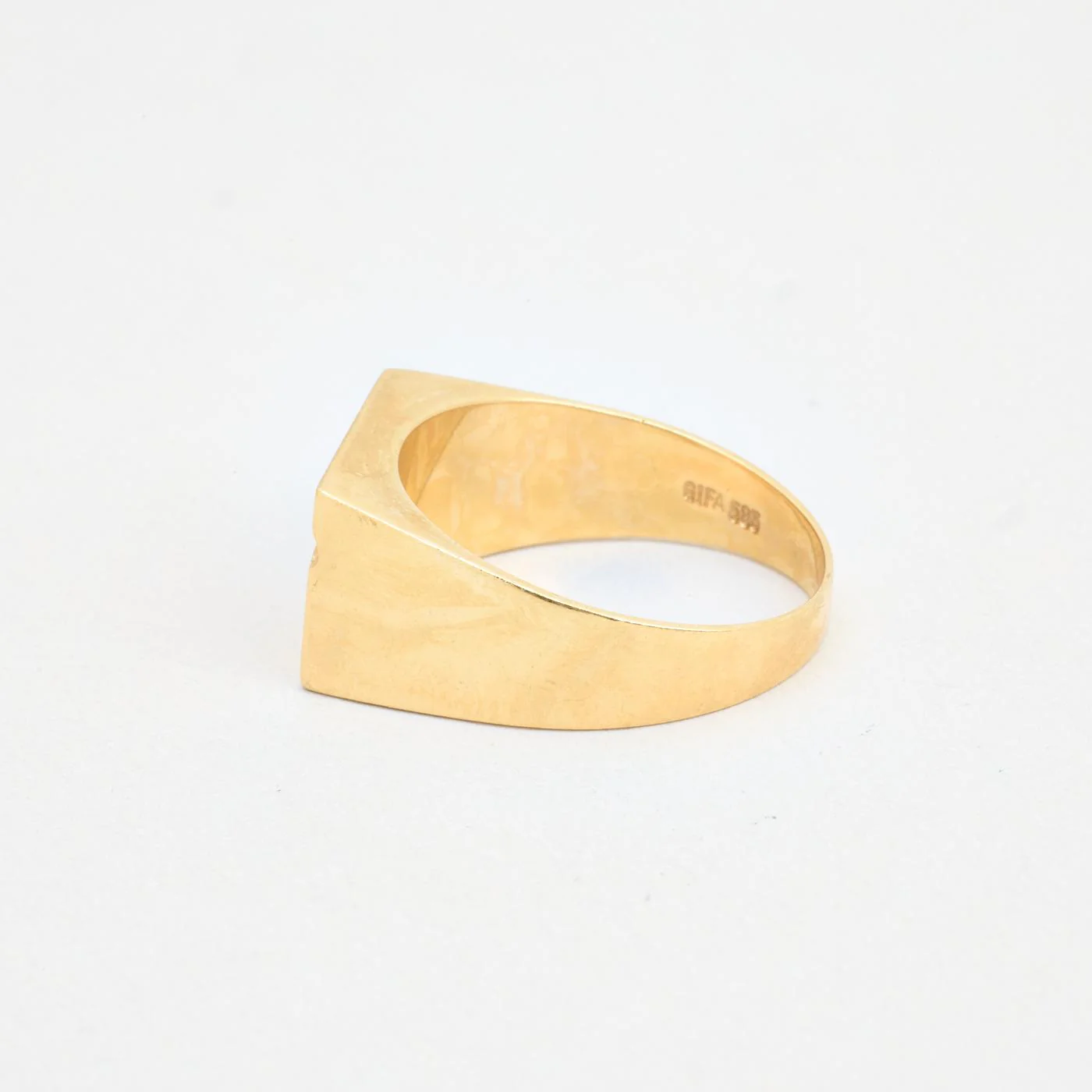 Organisk klackring i 14K guld strl. 19.7 / strl. 62 - Image 2
